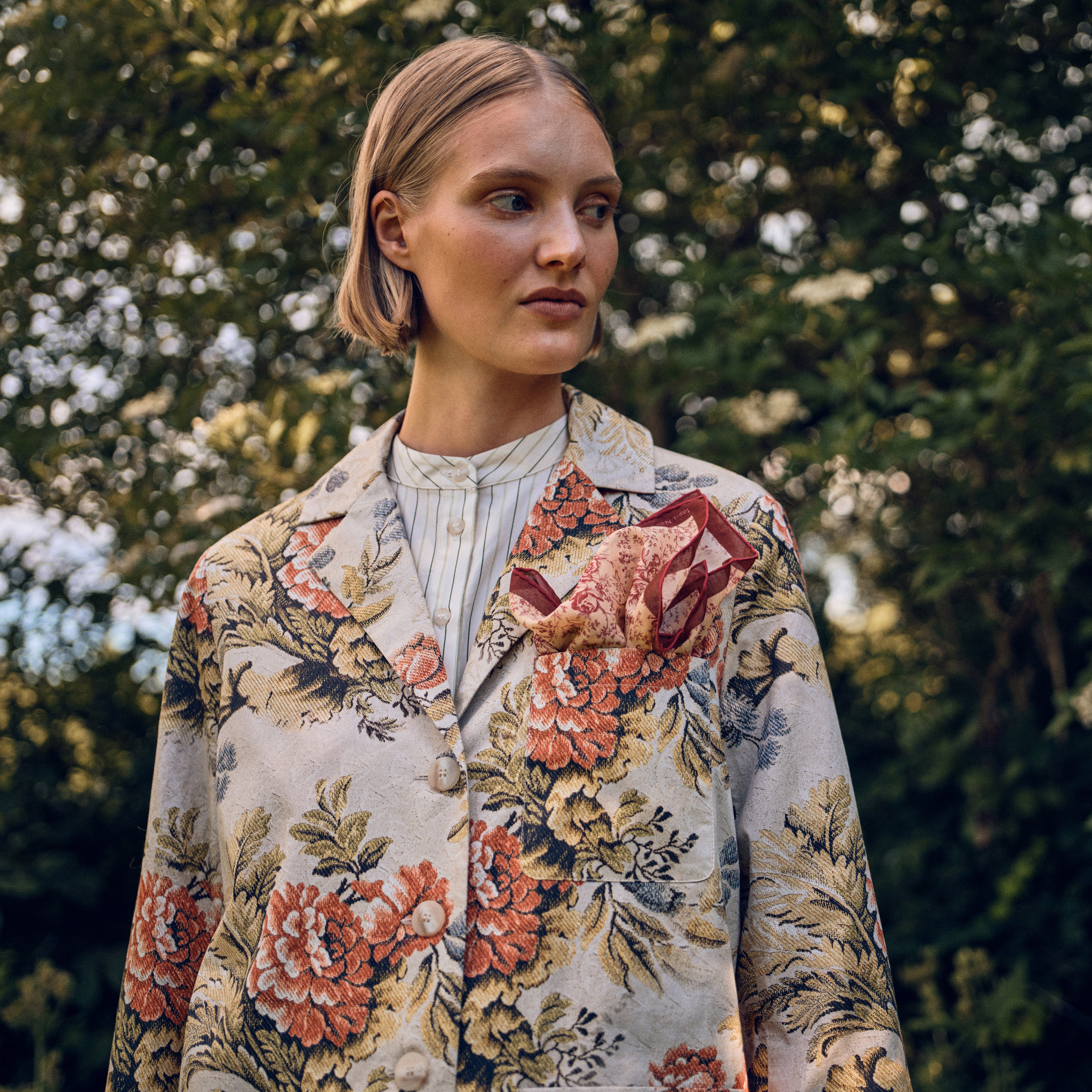 Tapis Noir Becca Bomuld Blazer - Fersken Jacket Fersken