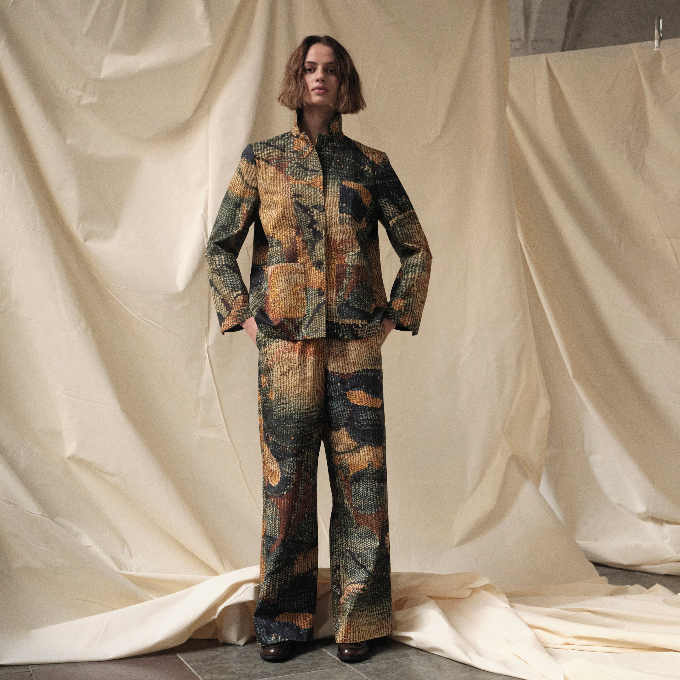 Tapis Noir Beth Blazer Jacket Grøn