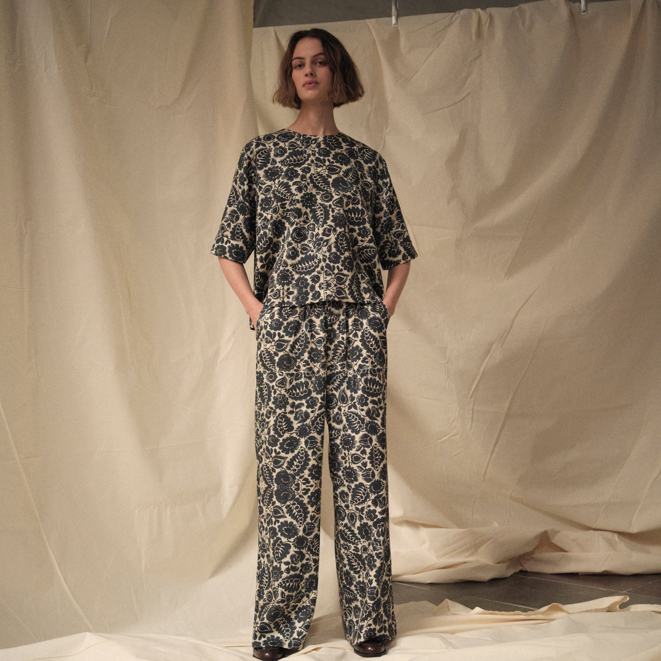 Tapis Noir Brenda Bukser Pants Mørkeblå