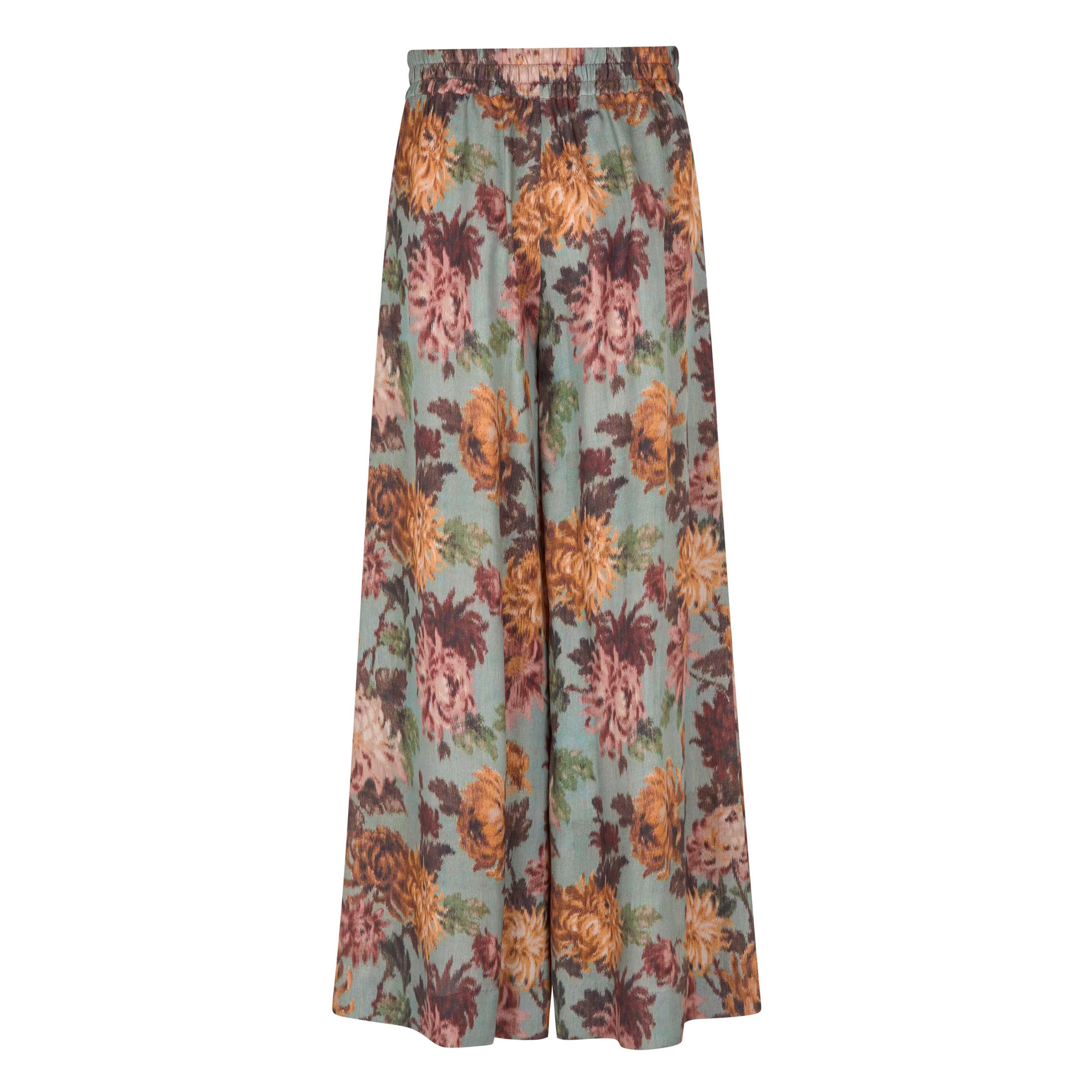 Tapis Noir Cara Palazzo Silkebukser - Himmelblå Pants Mørkeblå