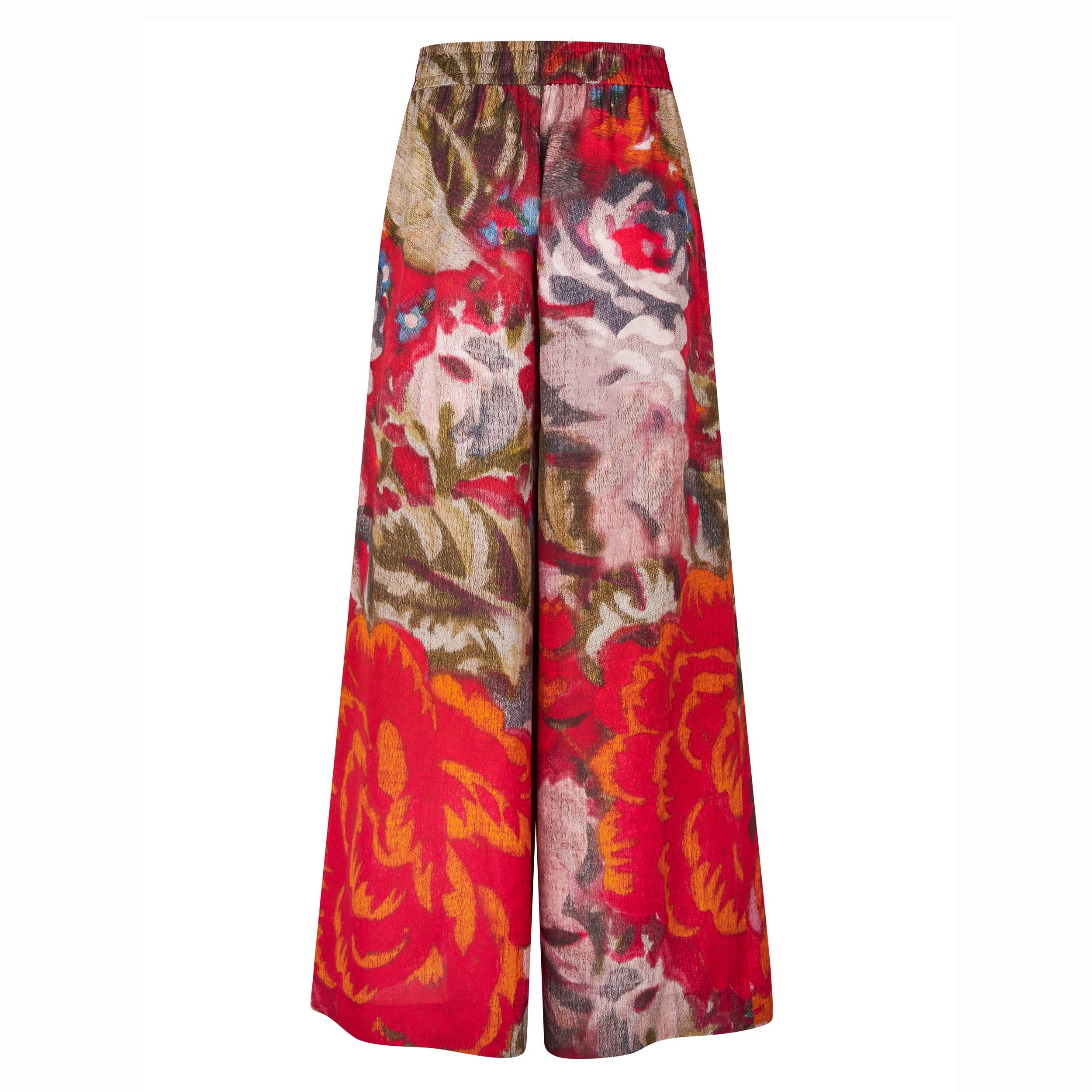 Tapis Noir Cara Silke Palazzo Bukser - Pink Pants Pink