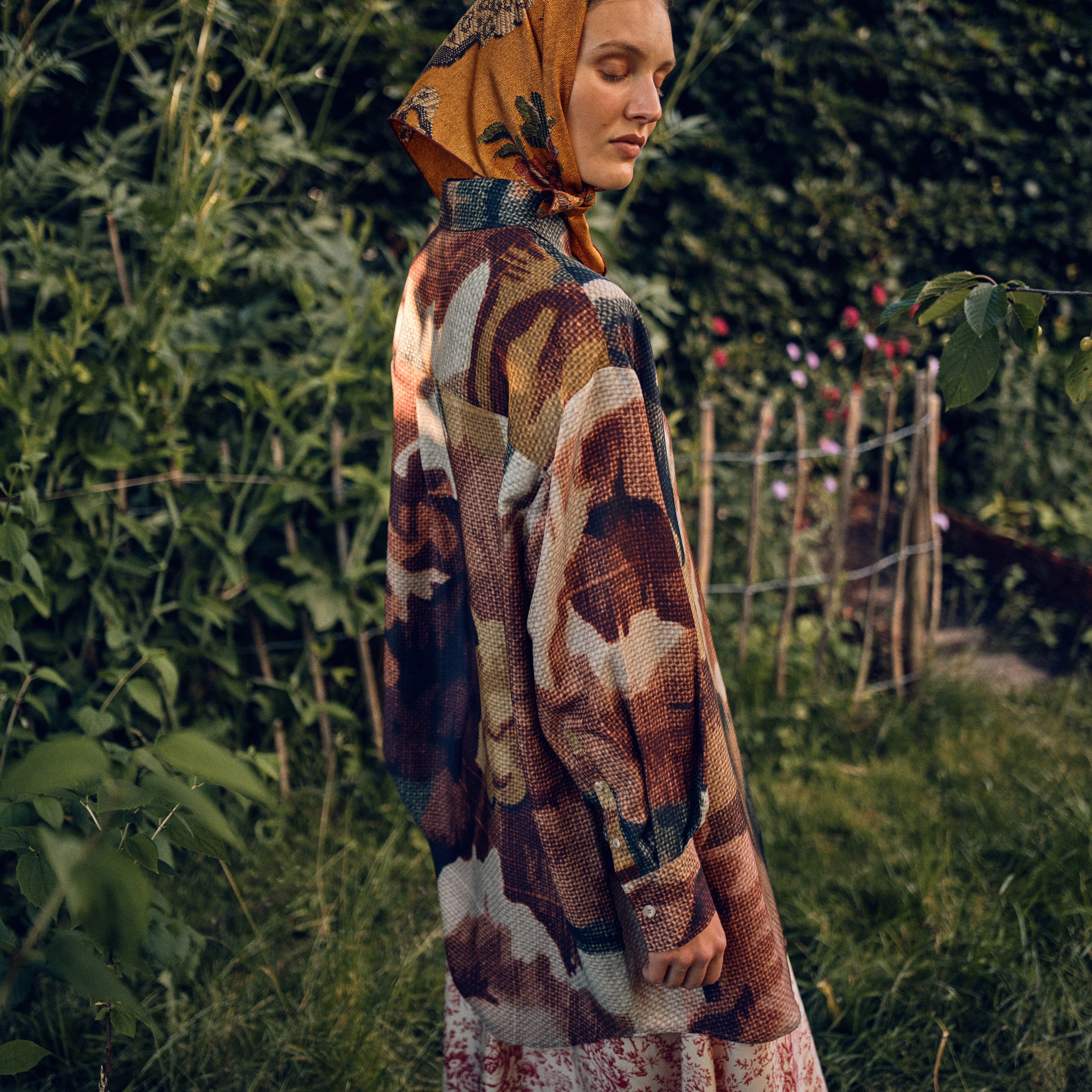 Tapis Noir Carla Silkeskjorte - Falmet Shirt Dusty