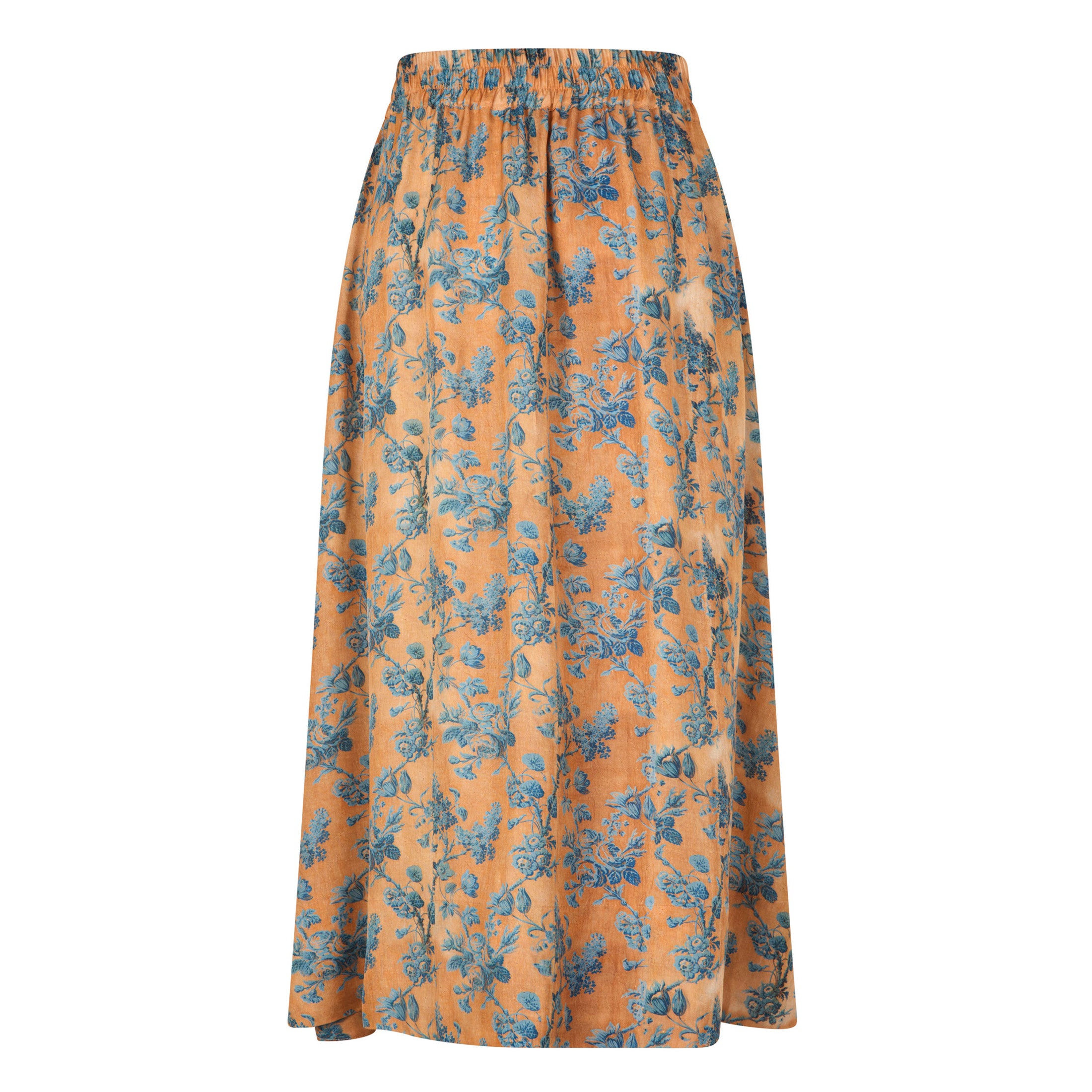 Tapis Noir Caroline Silkenederdel - Blå toile Skirt Mørkeblå