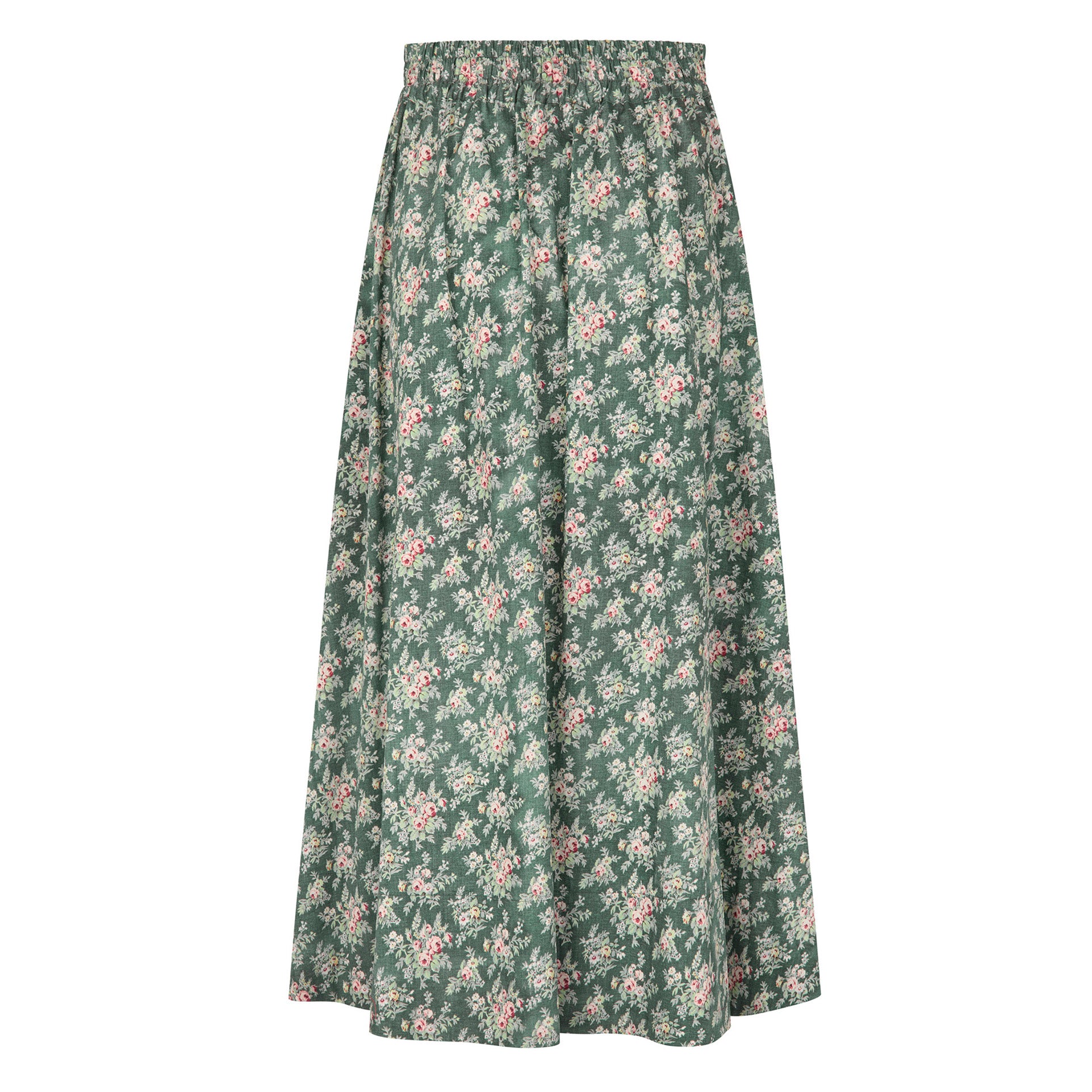 Tapis Noir Cate Bomuld Nederdel - Smaragd Skirt Mørkegrøn