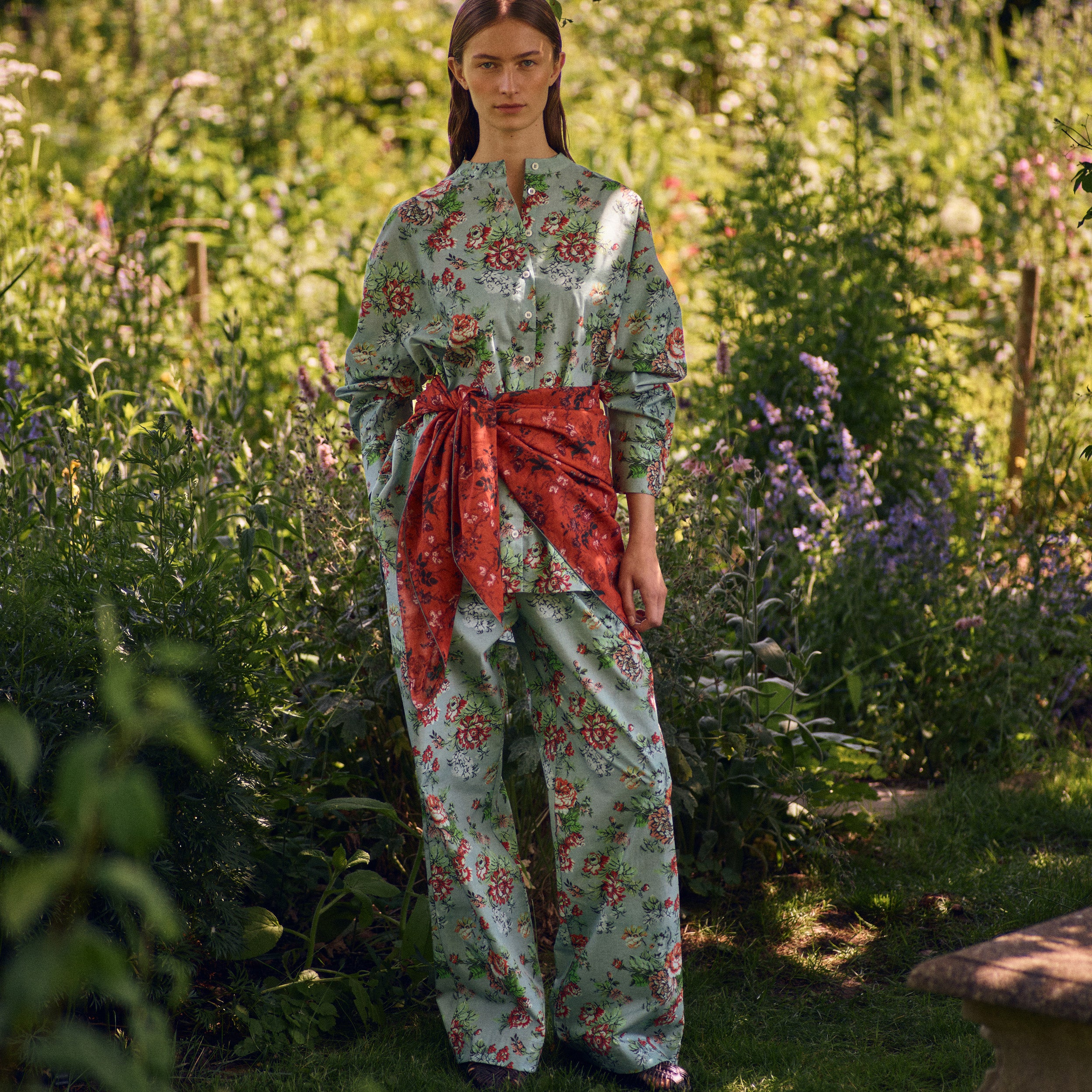 Tapis Noir Celina Bomuld Skjorte - Grøn Shirt Grøn