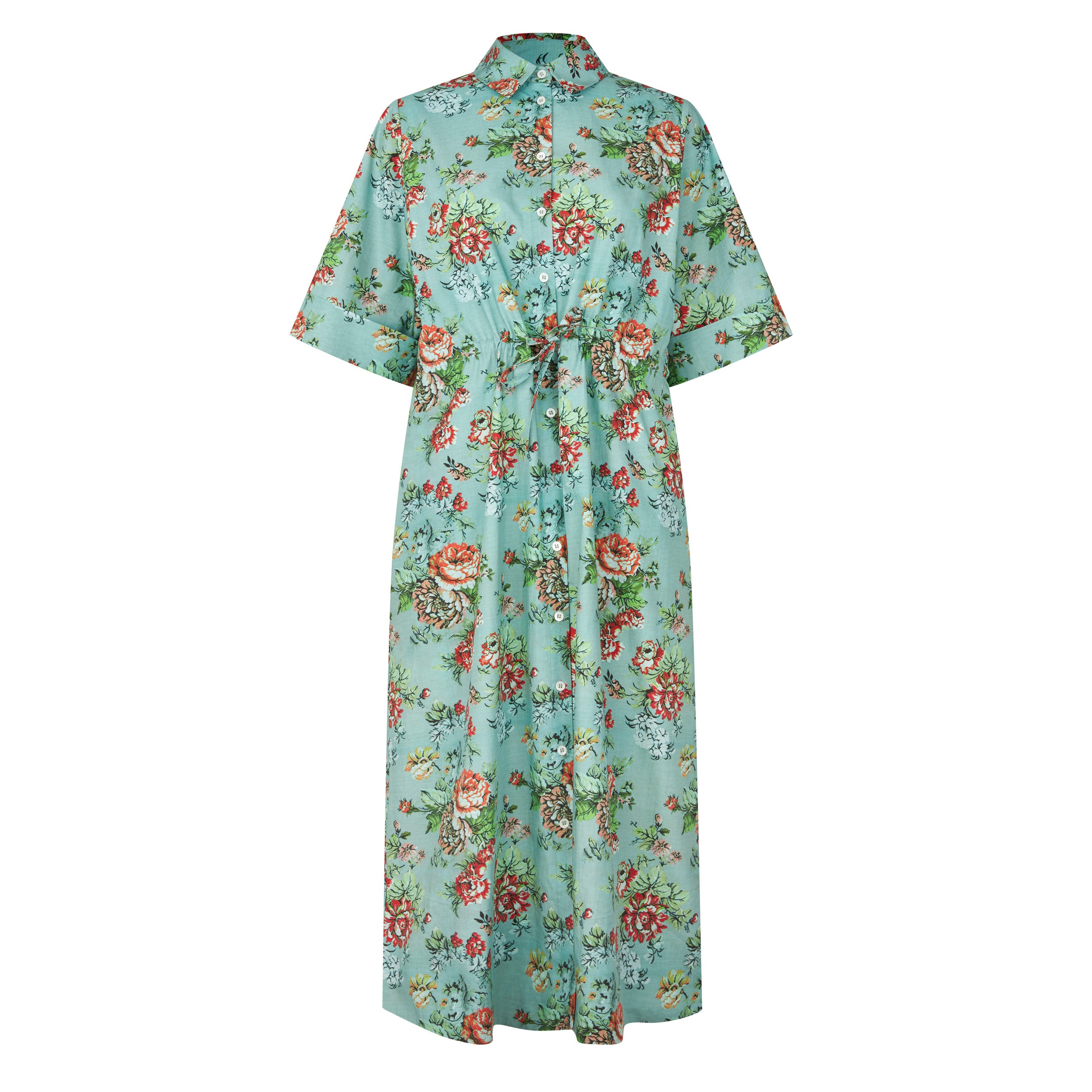 Tapis Noir Eloise Bomuld Kjole - Grøn Dress Grøn