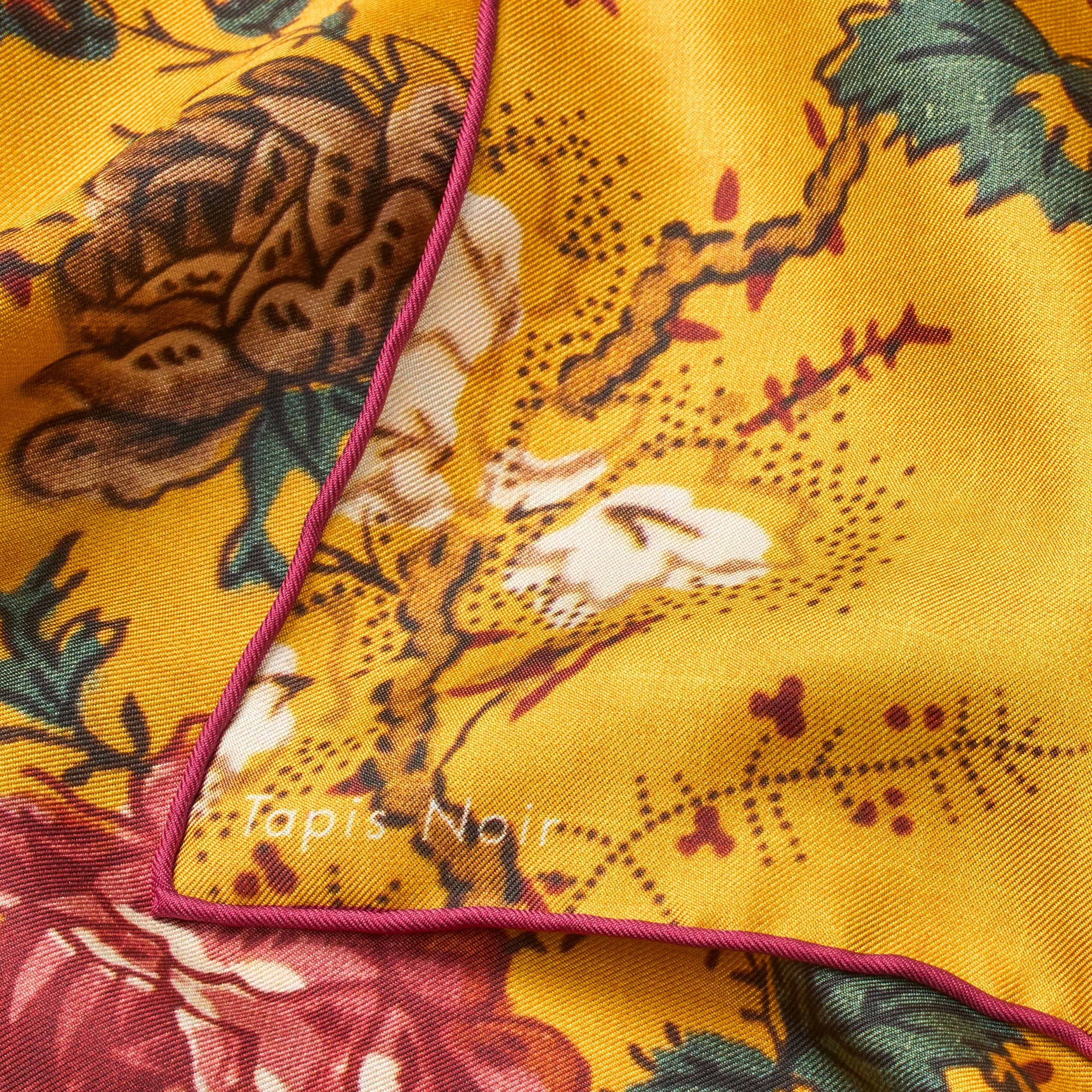 Tapis Noir Klassisk Lille Elena Tørklæde Classical Small Gul