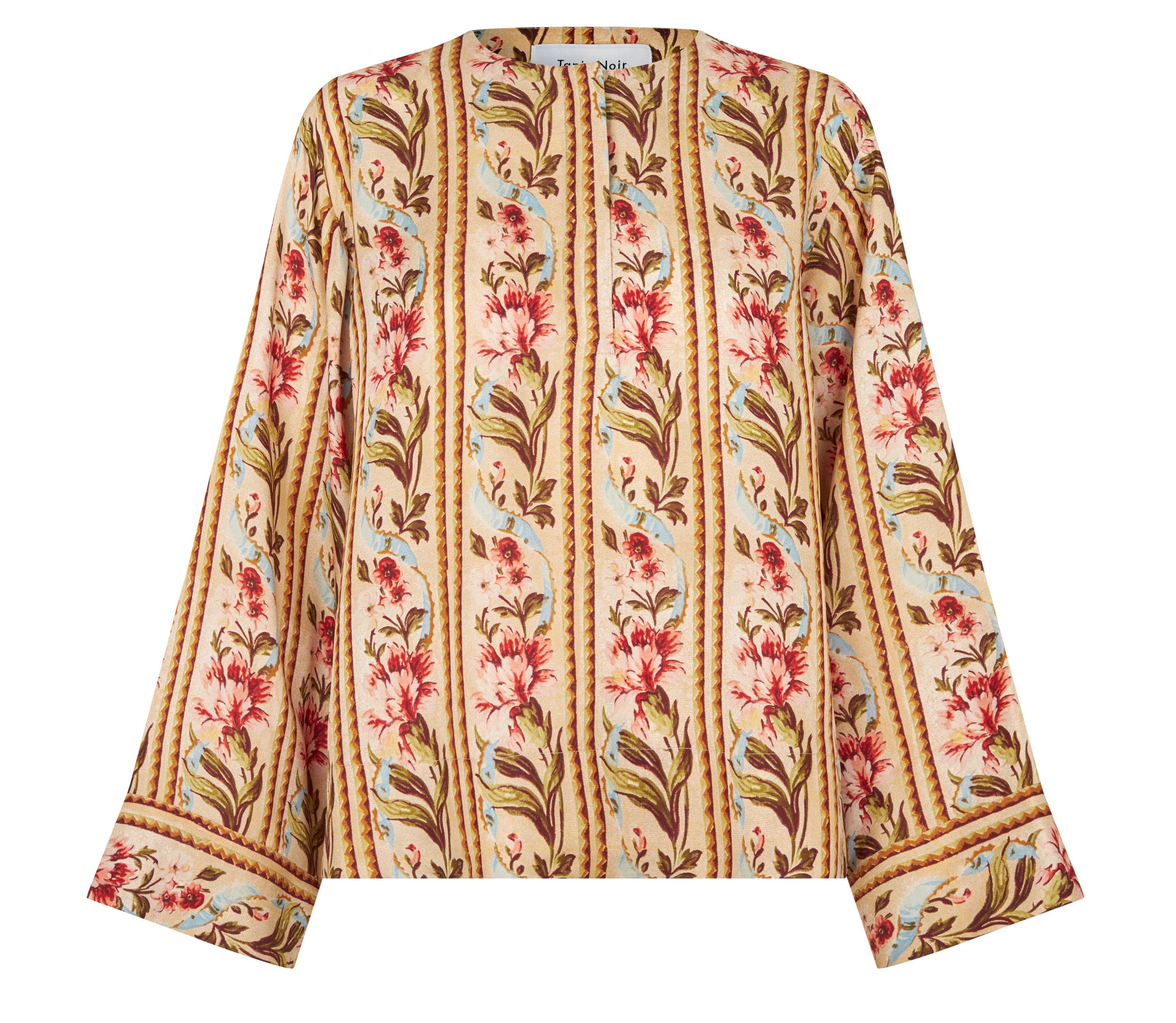 Tapis Noir Danielle Silketop - Stribet Top Guld