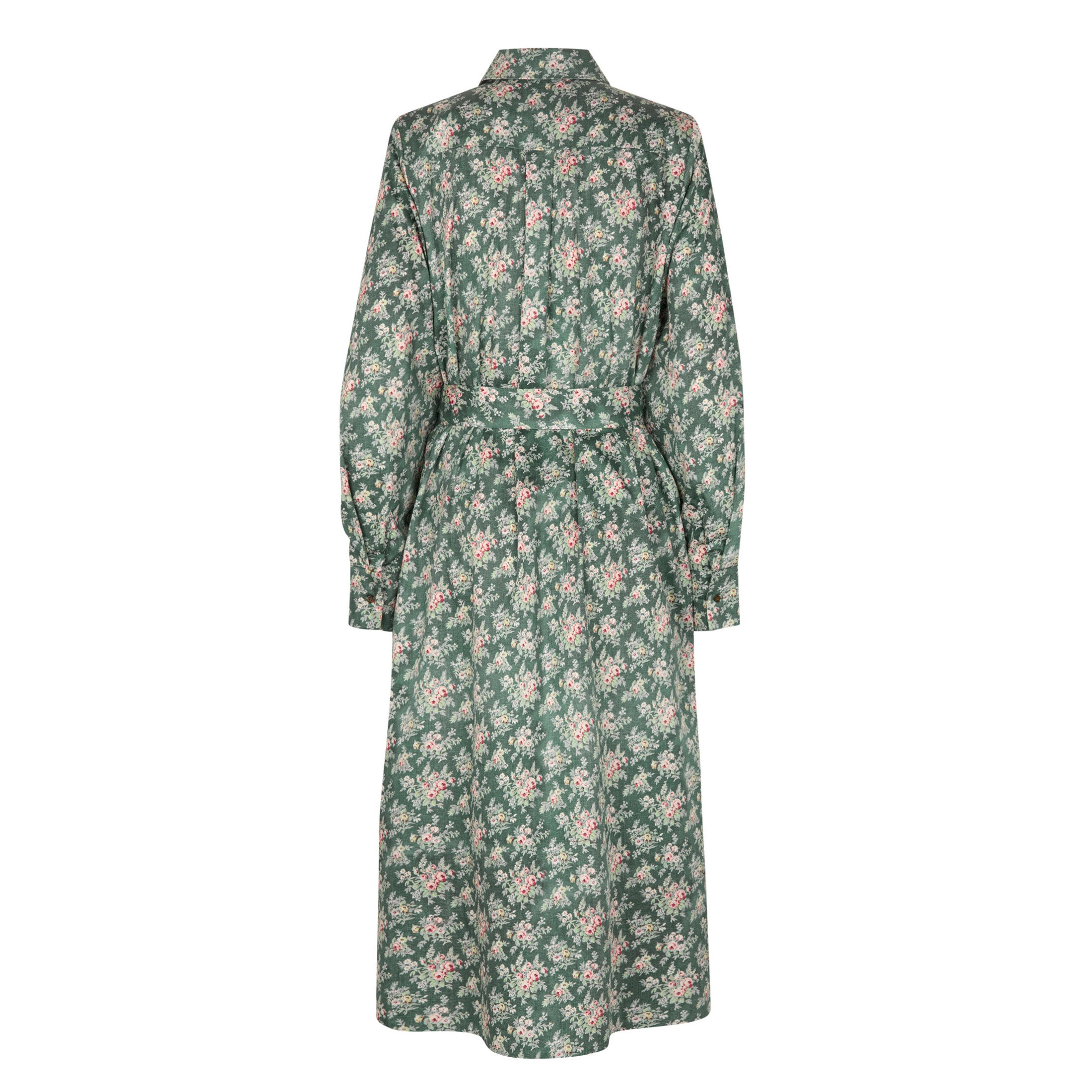 Tapis Noir Daria Bomuld Kjole - Smaragd Dress Grøn