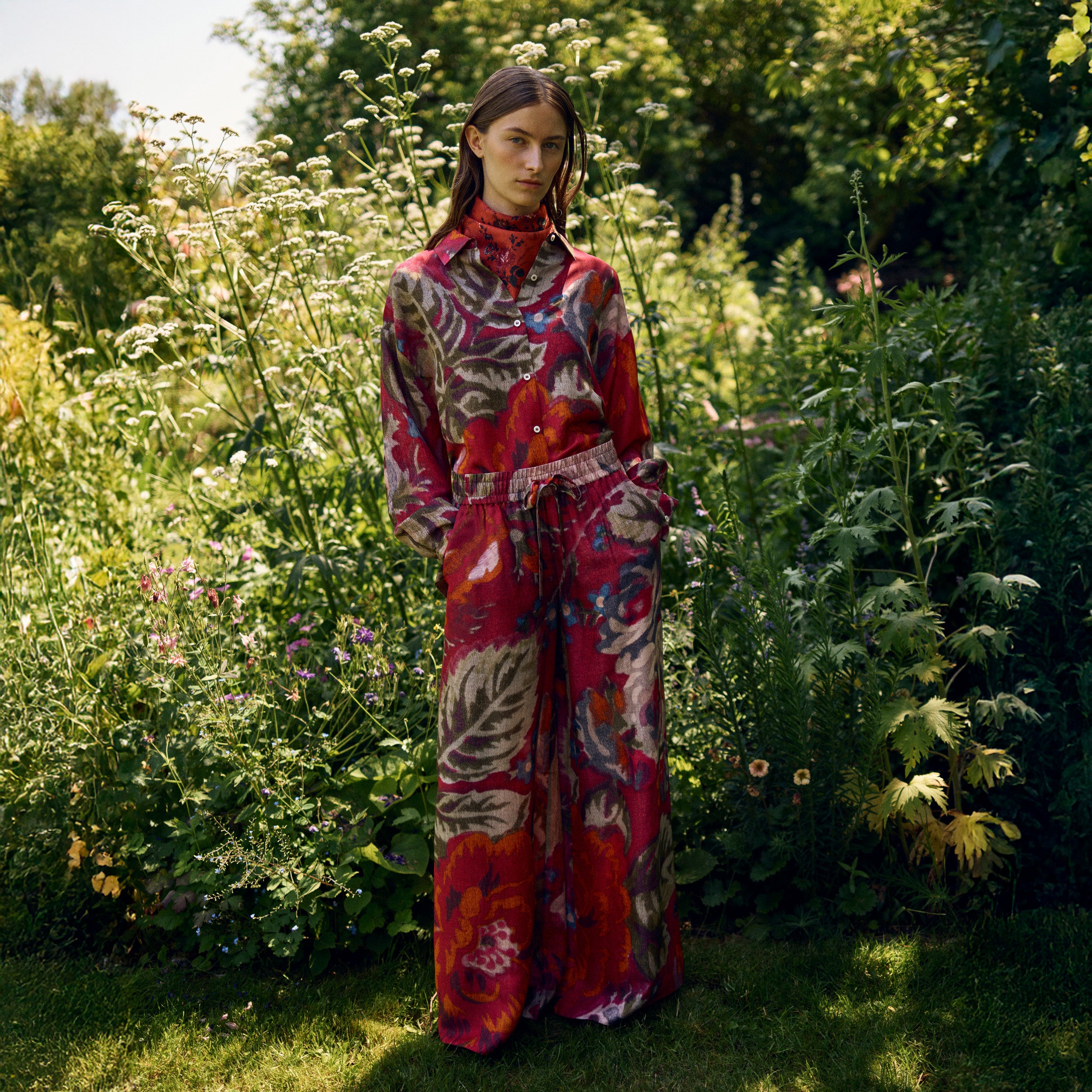 Tapis Noir Darla Silkeskjorte - Pink Shirt Pink