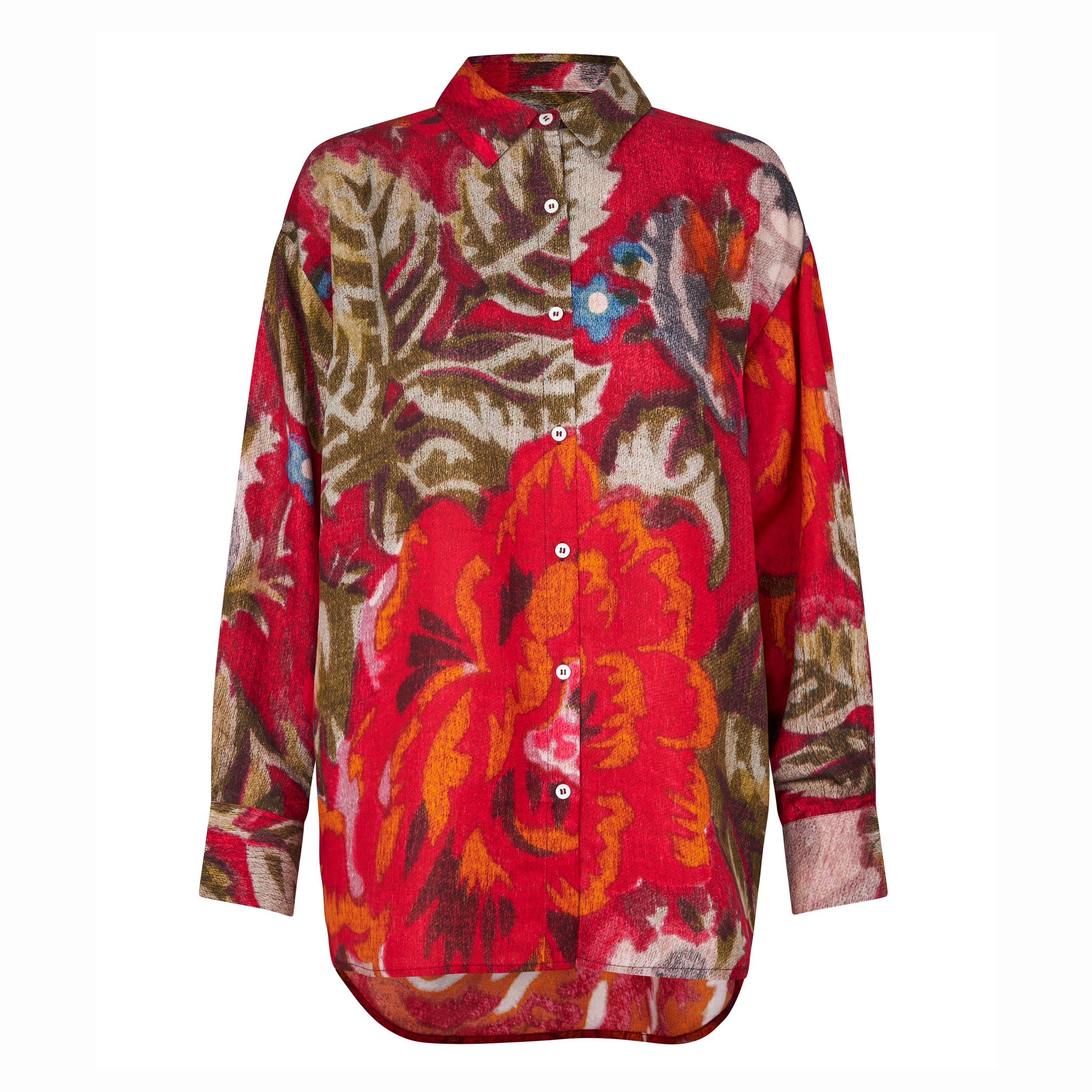 Tapis Noir Darla Silkeskjorte - Pink Shirt Pink