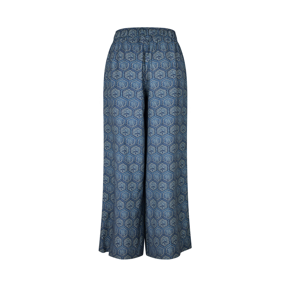 Tapis Noir Fia Uld Palazzo Bukser - Blå Pants Mørkeblå