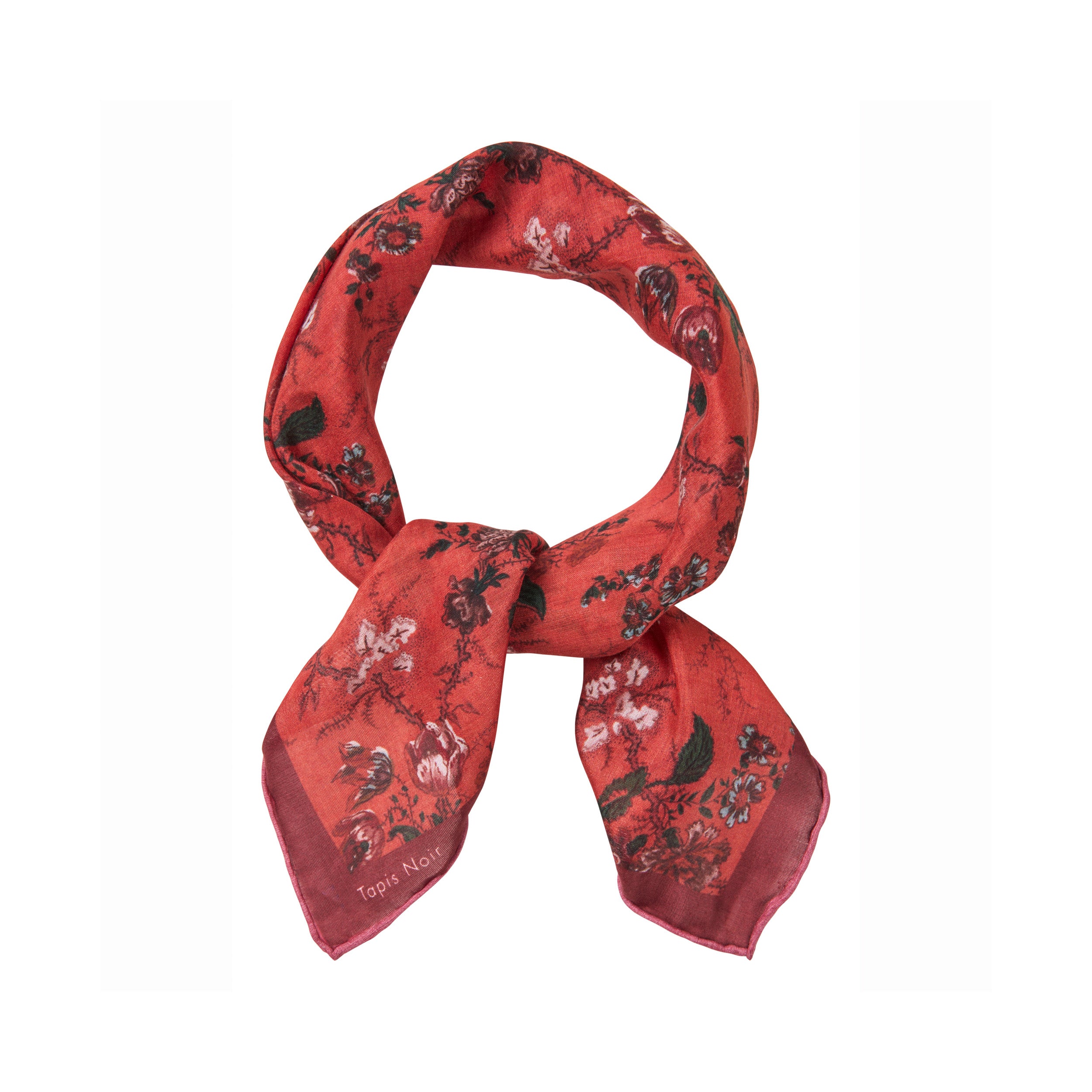 Tapis Noir Lommetørklæde Ellen Handkerchief Rød