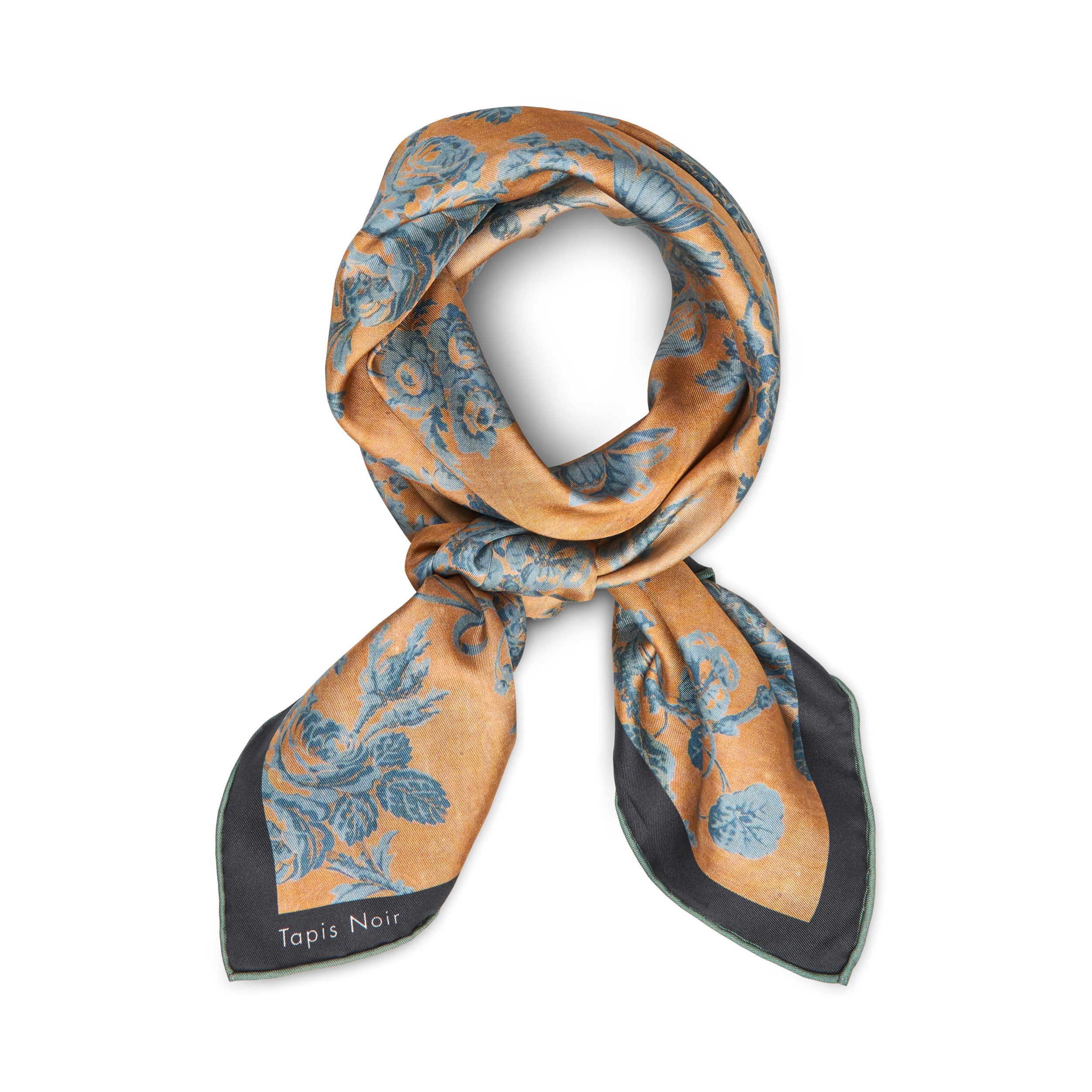 Tapis Noir Klassisk Dahlia Tørklæde Classical Mørkeblå