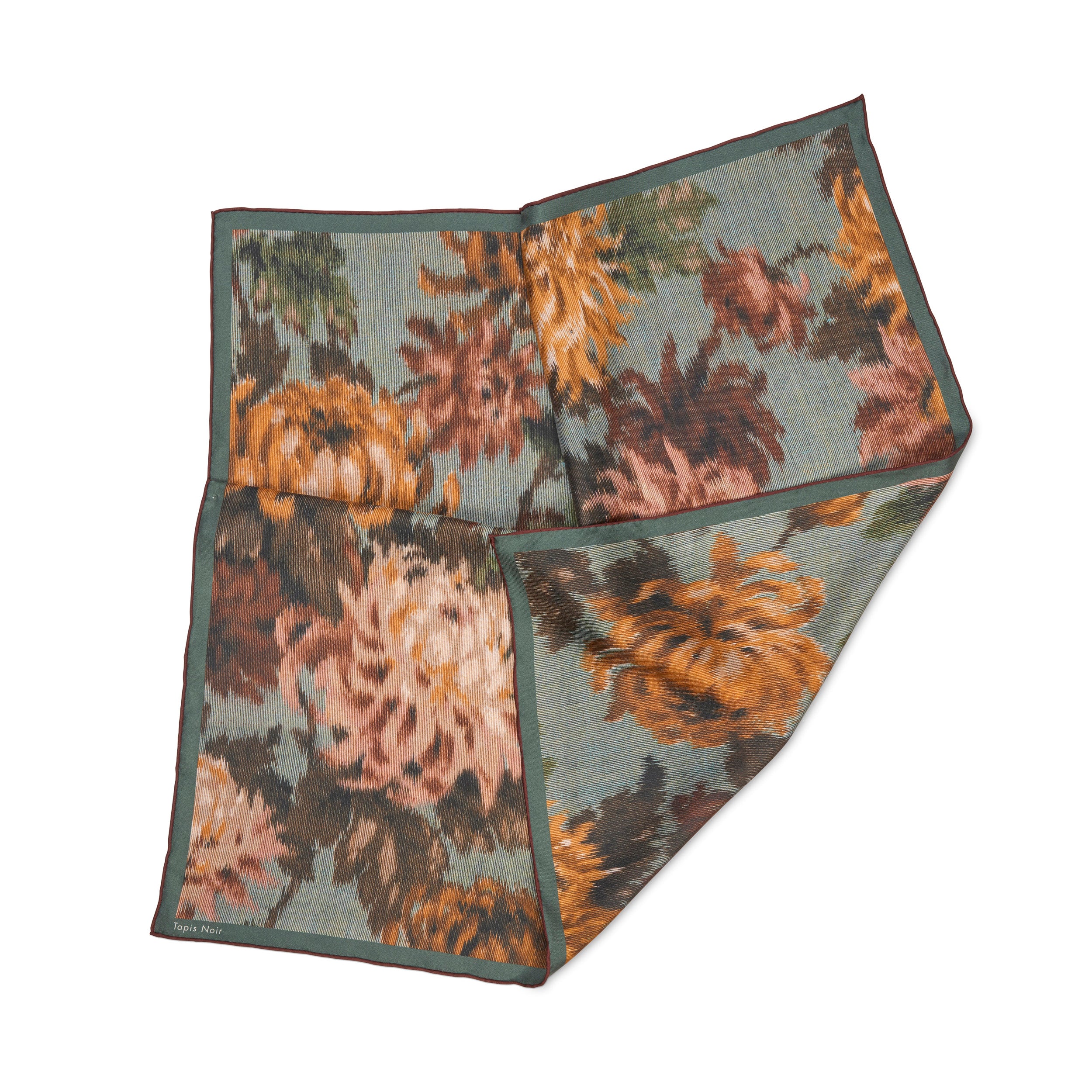 Tapis Noir Klassisk Lille Dani Tørklæde Small Classical Mørkeblå