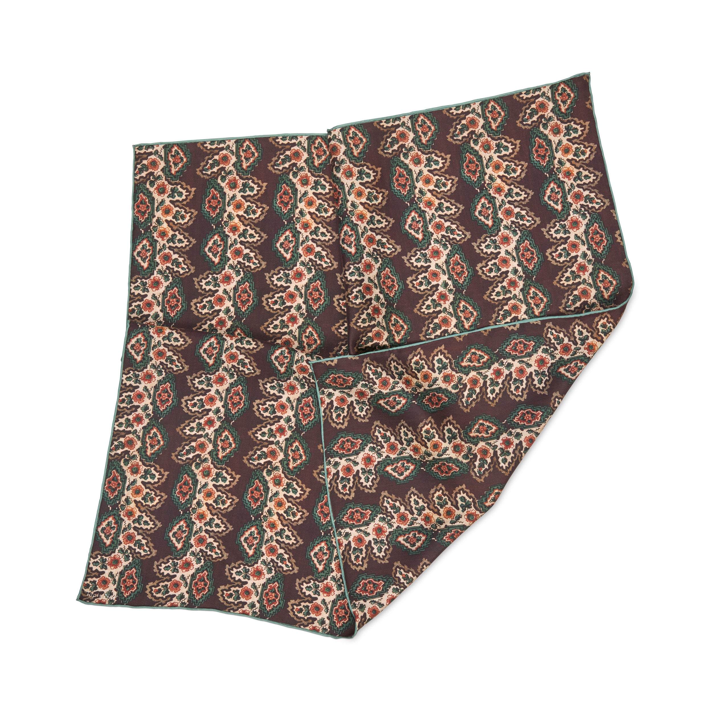 Tapis Noir Klassisk Lille Dara Tørklæde Small Classical Brun