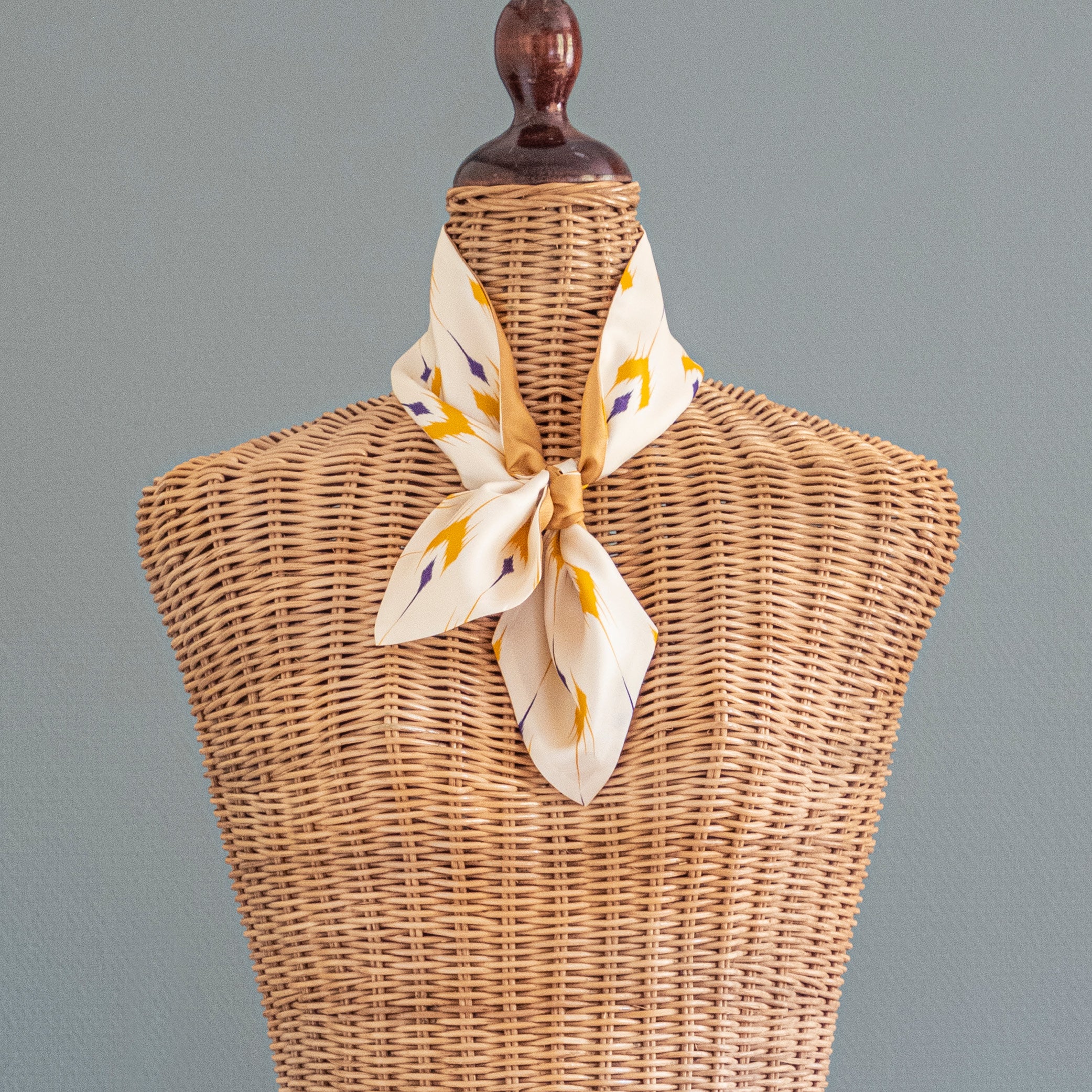 Tapis Noir Korte Paisley Prikket Tørklæde Short Etnisk