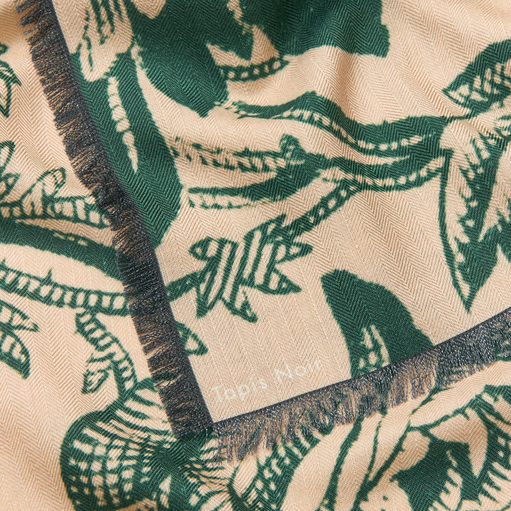 Tapis Noir Langt Darlene Tørklæde Long Grøn