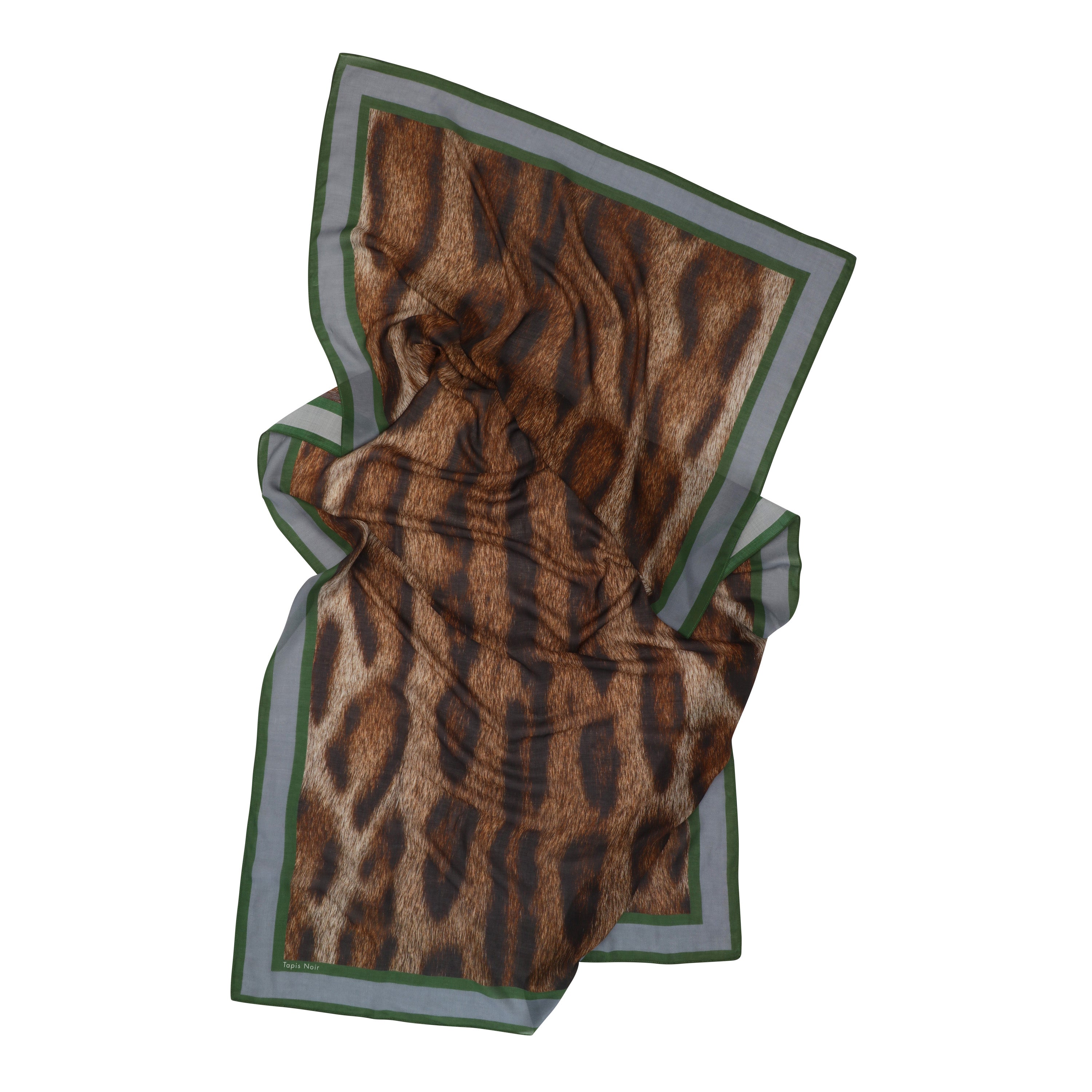 Tapis Noir Langt Ozelot Tørklæde Long Dyreprint