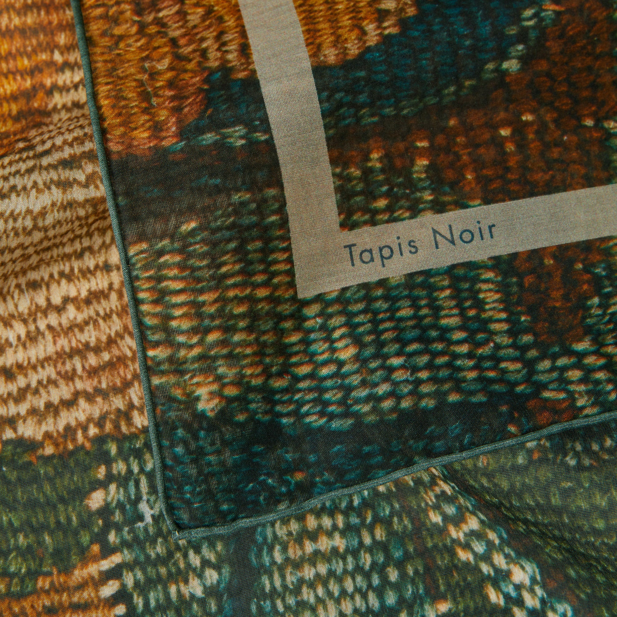 Tapis Noir Let Citron Gobelin Tørklæde Light Grøn