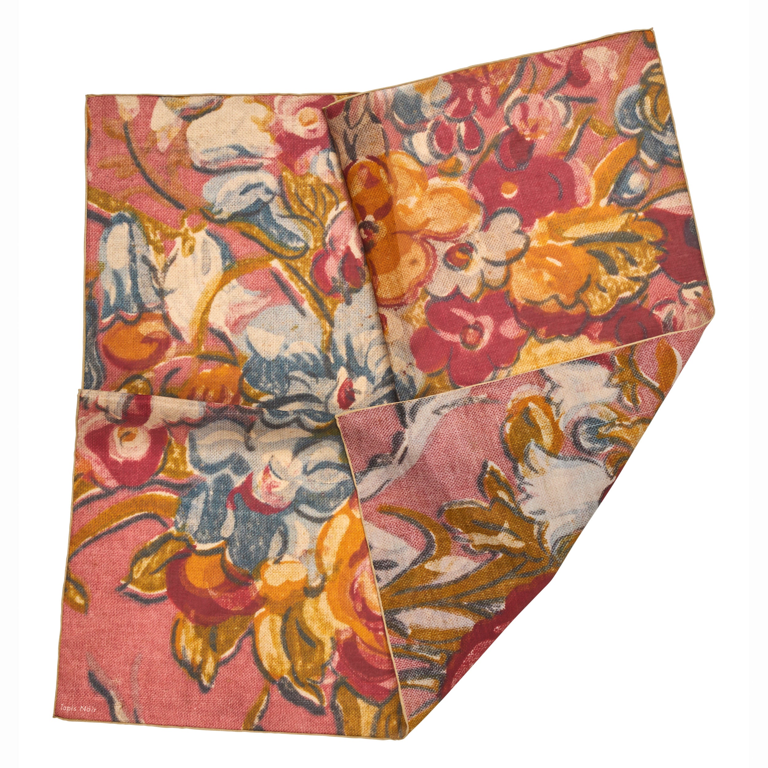 Tapis Noir Let Lille Elsie Tørklæde Light Small (67x67cm) Lyserød