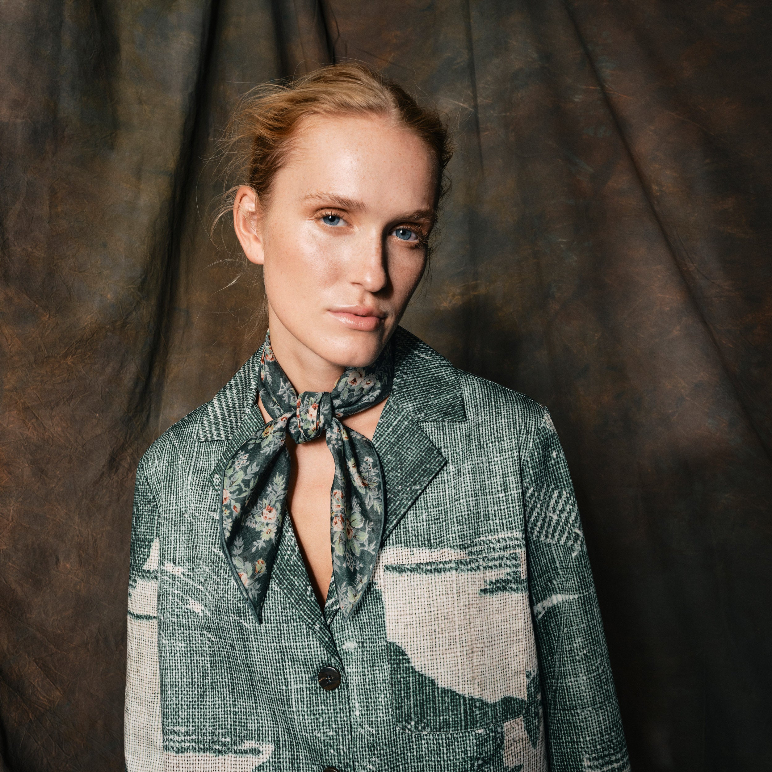 Tapis Noir Let Darcy Tørklæde Light Grøn