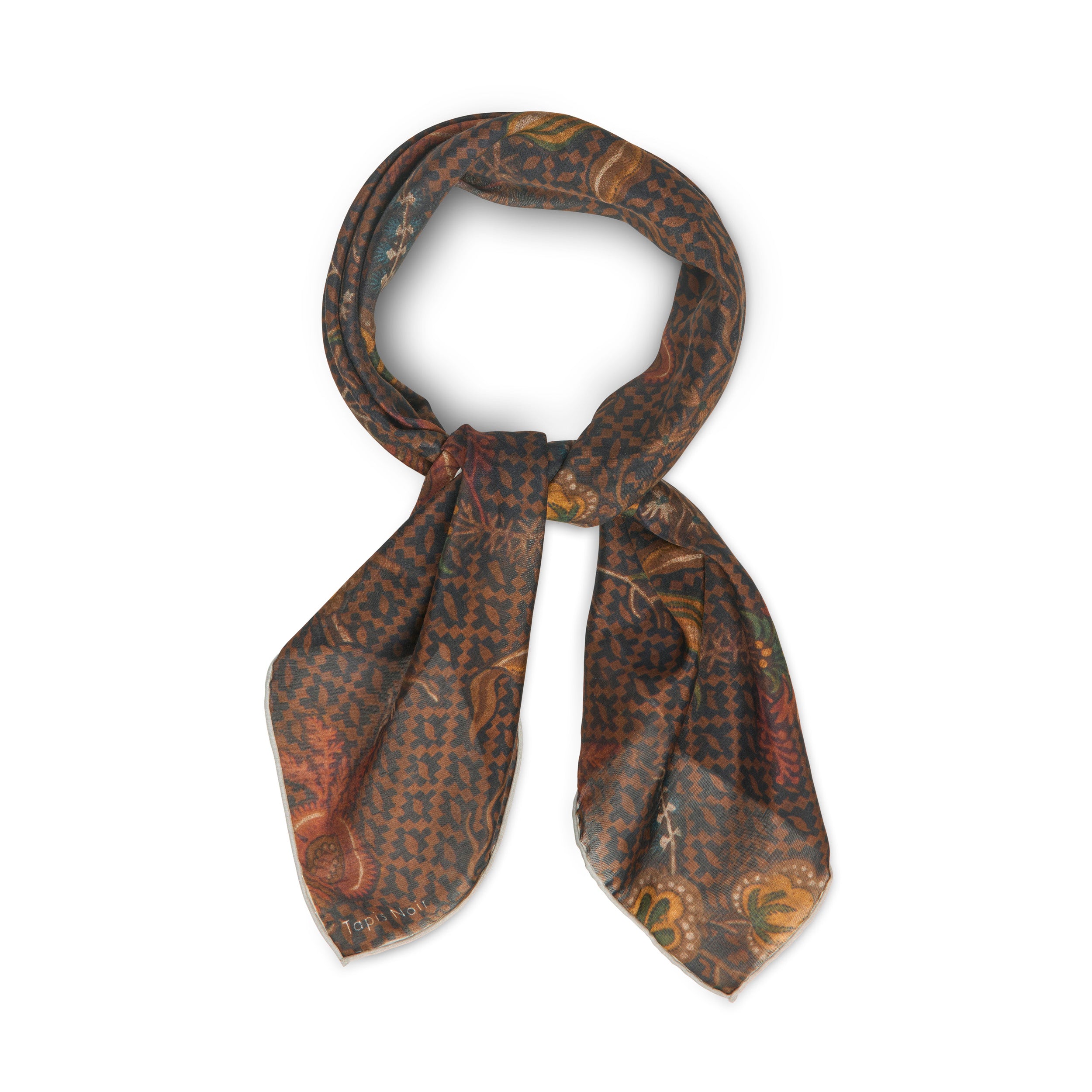 Tapis Noir Let Demi Tørklæde Light Brun