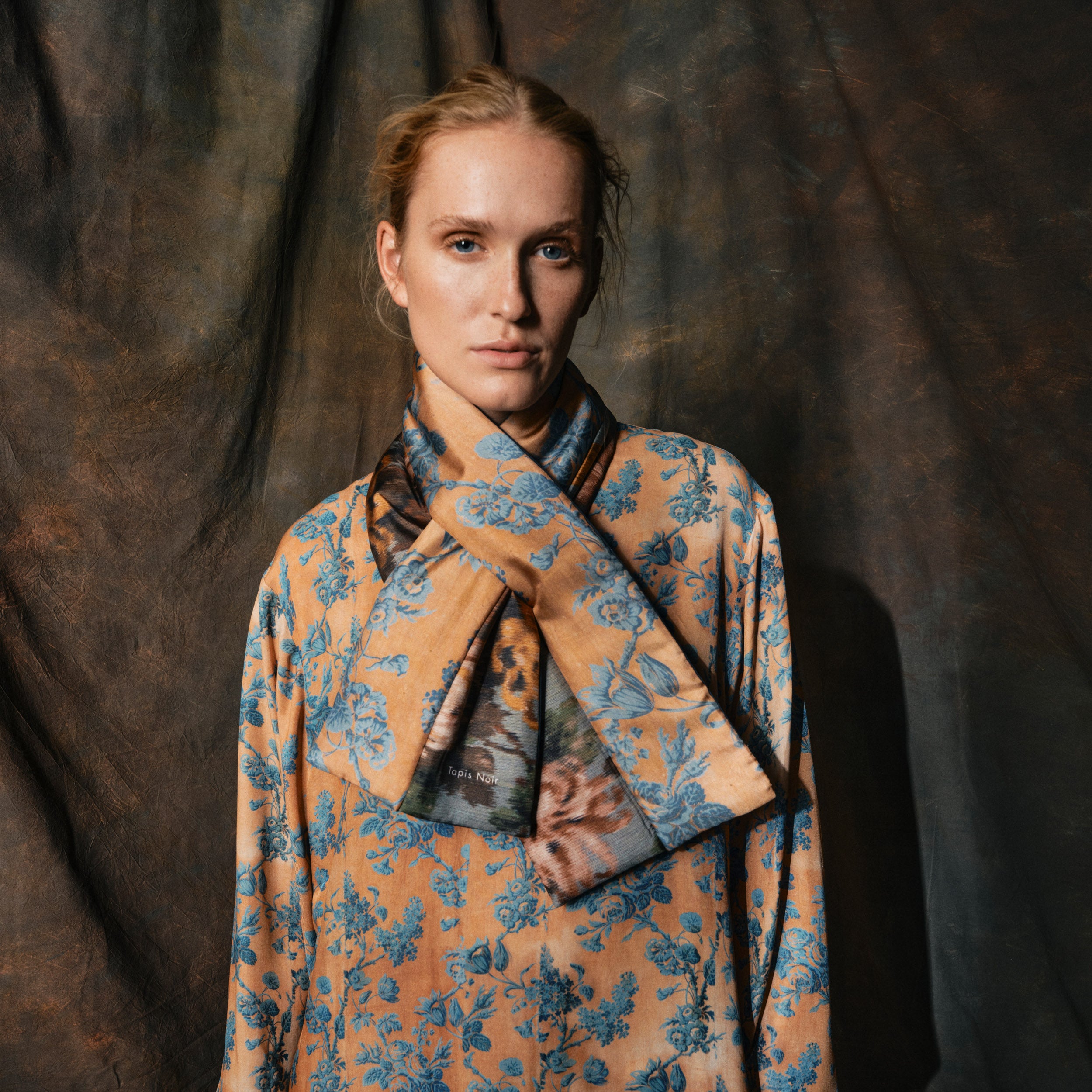 Tapis Noir Puffer Tørklæde Dani Puffer Mørkeblå