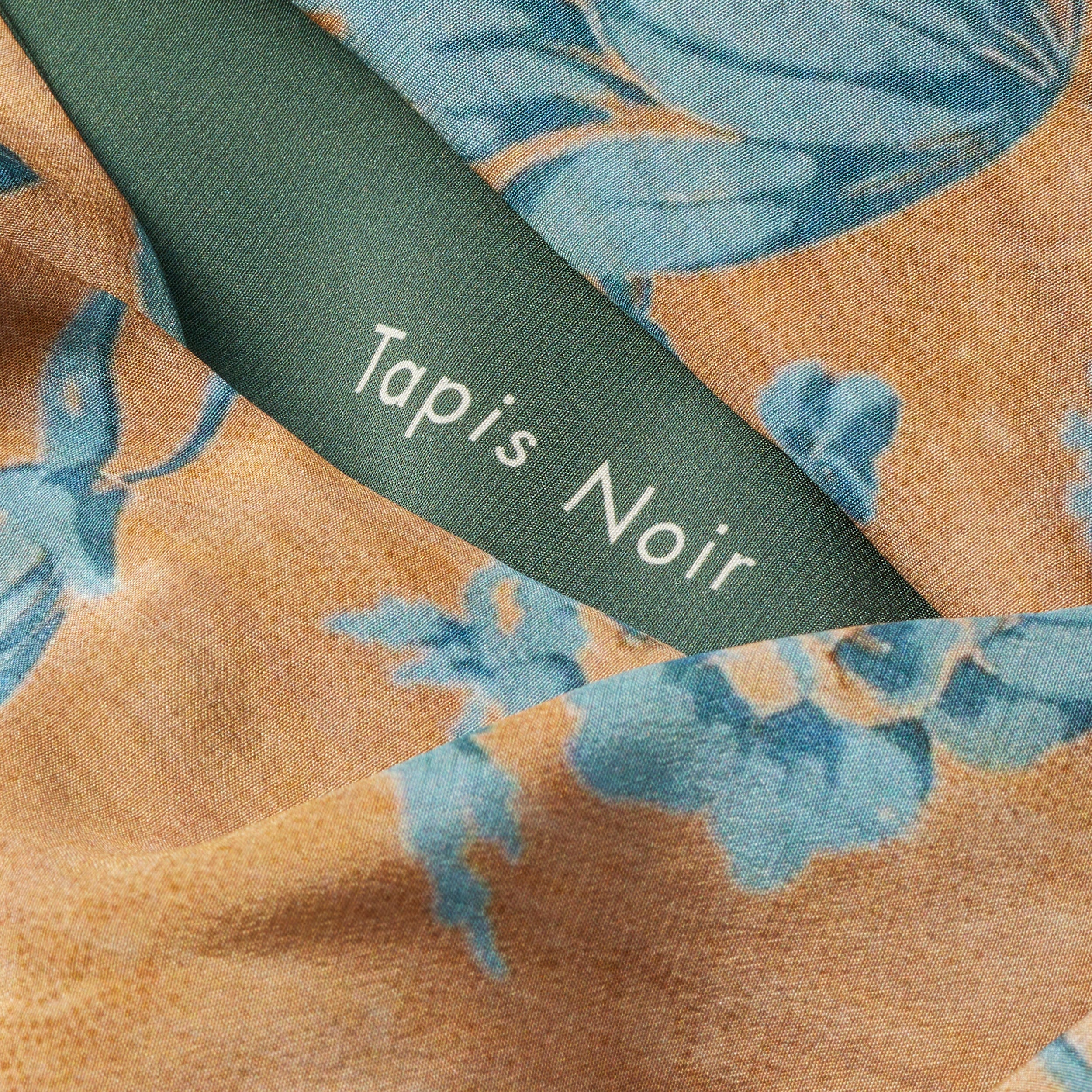 Tapis Noir Smalt Dahlia Tørklæde Slim Mørkeblå