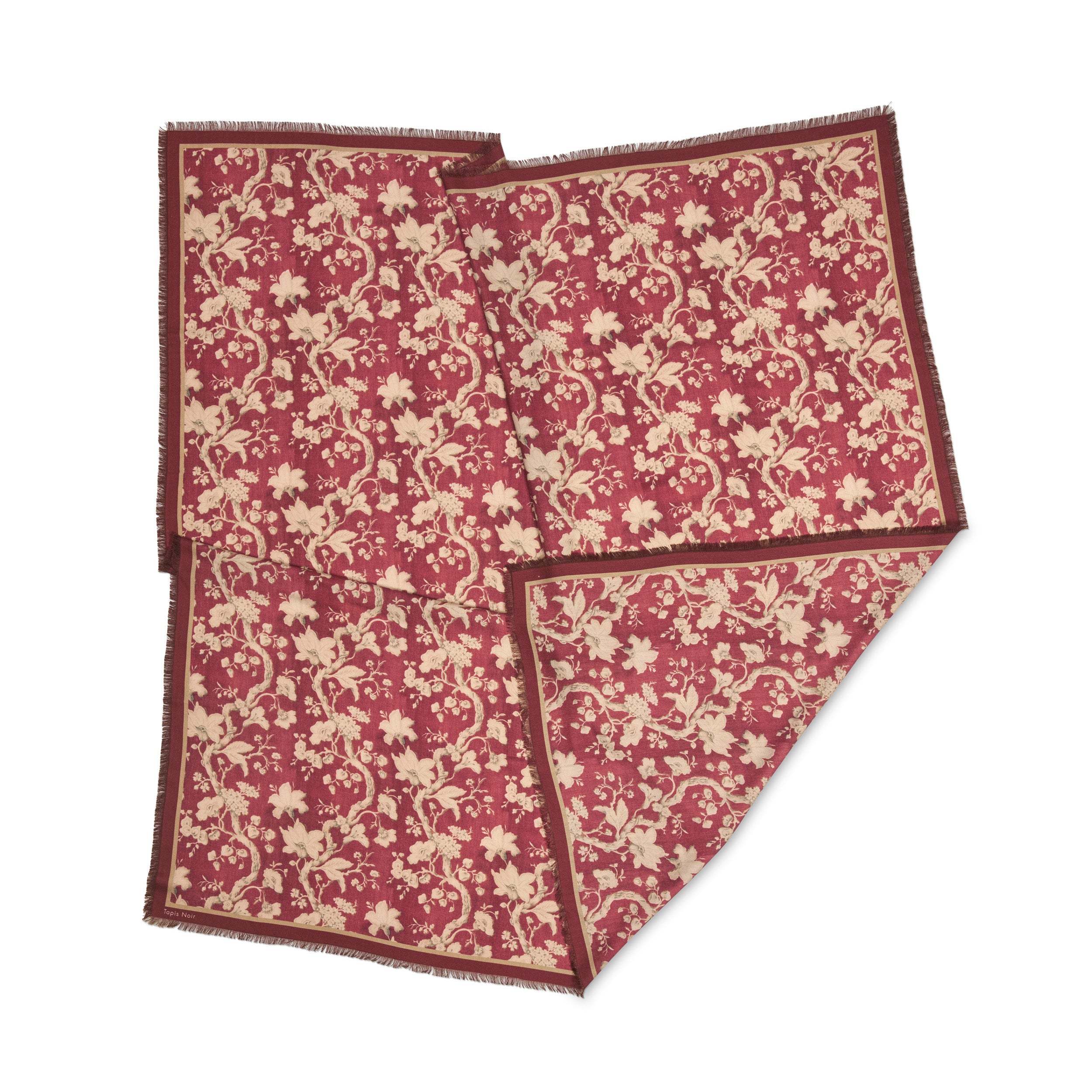 Tapis Noir Stort Dana Tørklæde Large Rød