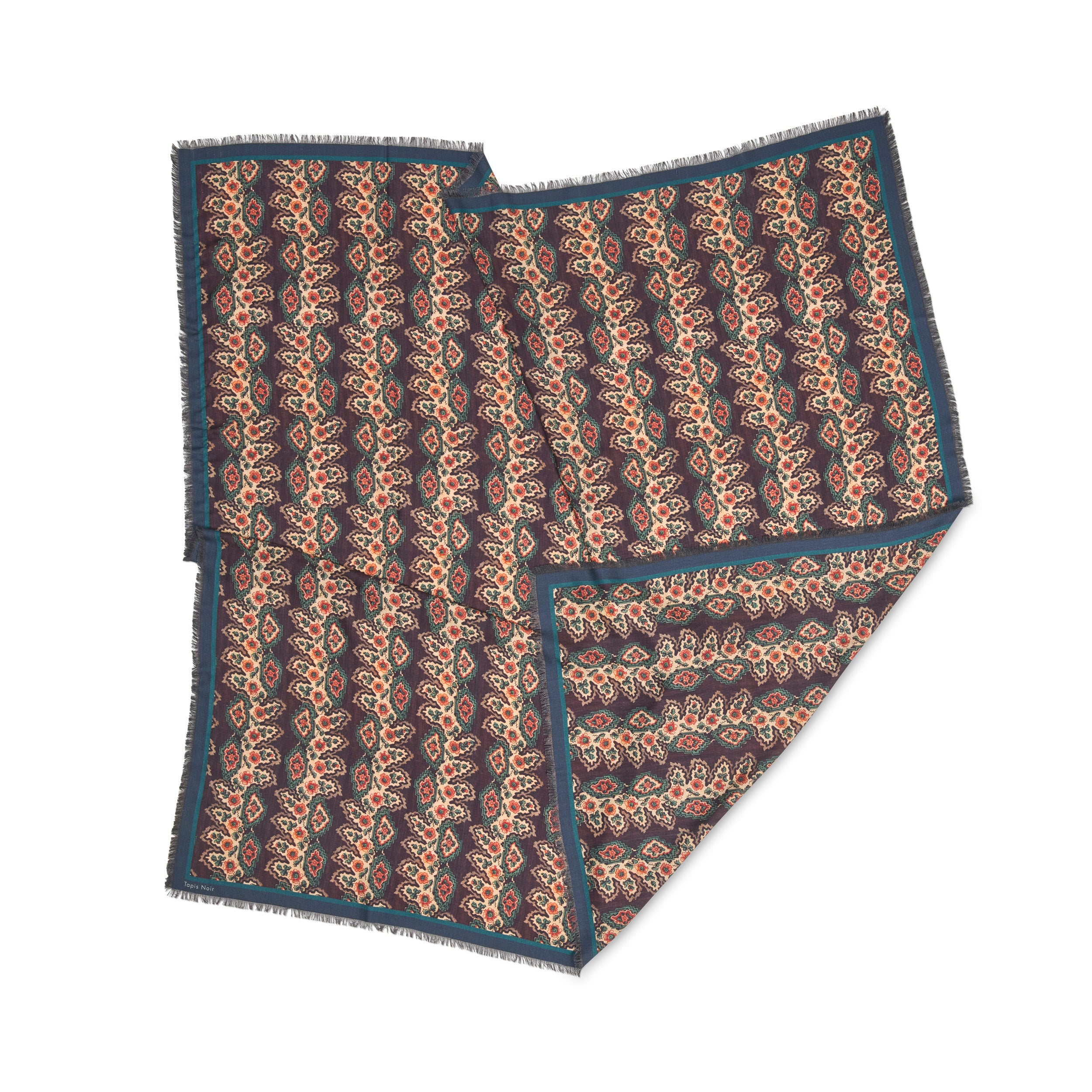 Tapis Noir Stort Dara Tørklæde Large Brun