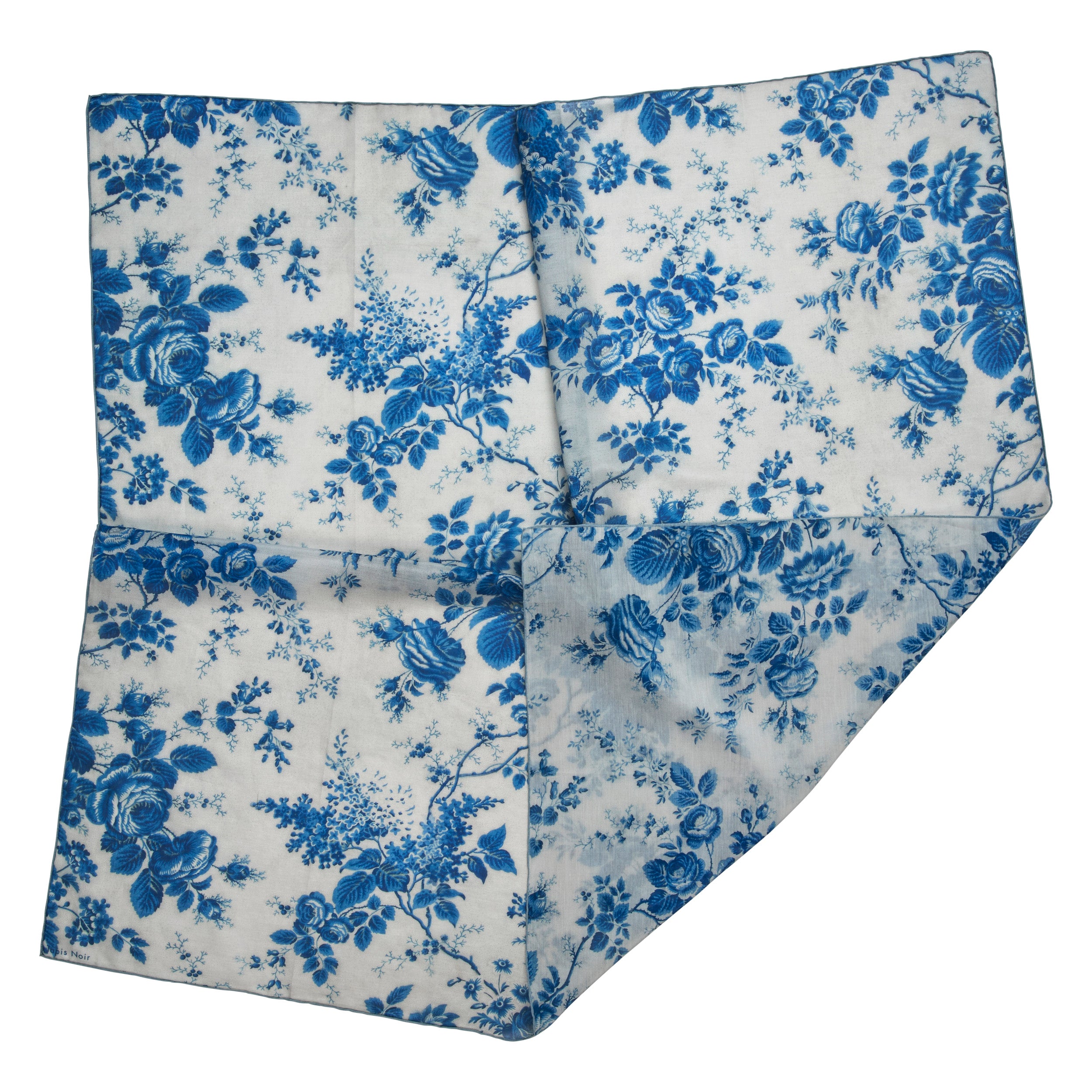 Tapis Noir Let Emilia Tørklæde Light (85x85cm) Mørkeblå