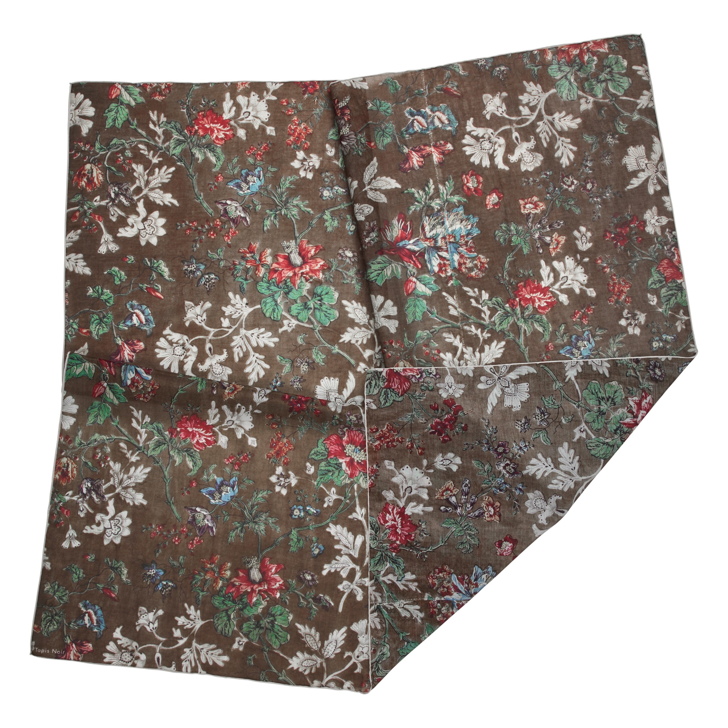 Tapis Noir Let Eliza Tørklæde Light (85x85cm) Brun