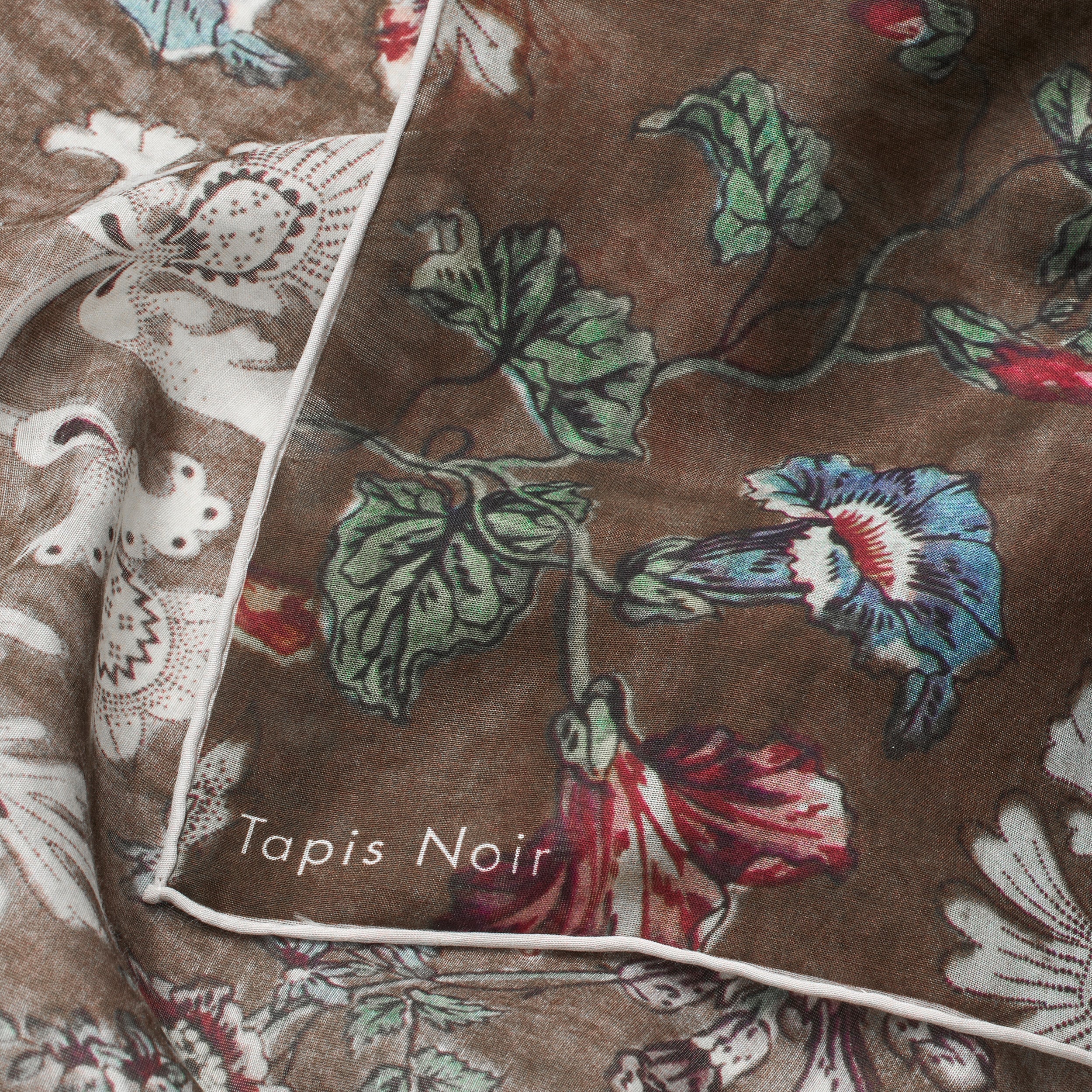 Tapis Noir Let Eliza Tørklæde Light (85x85cm) Brun