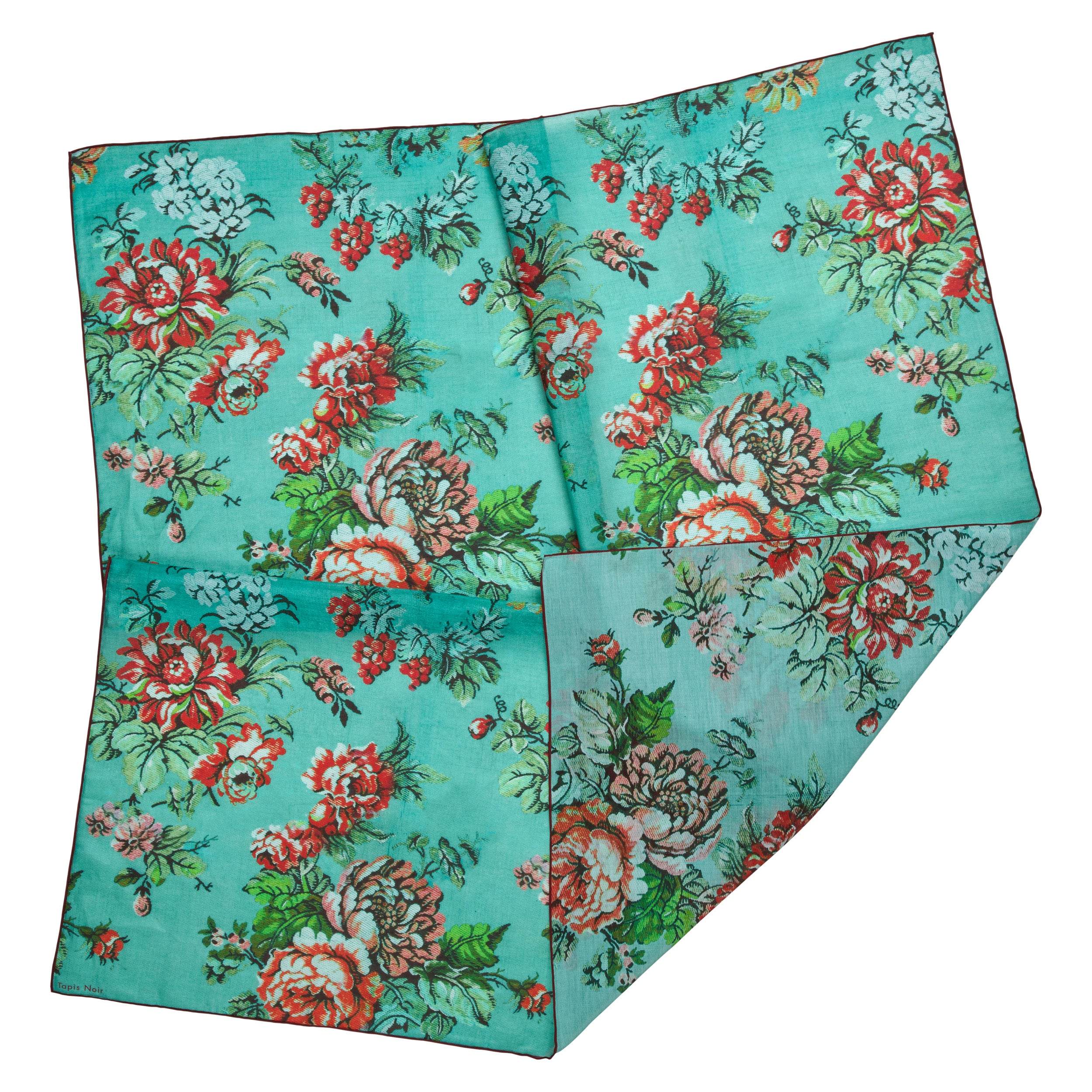 Tapis Noir Let Erica Tørklæde Light (85x85cm) Grøn