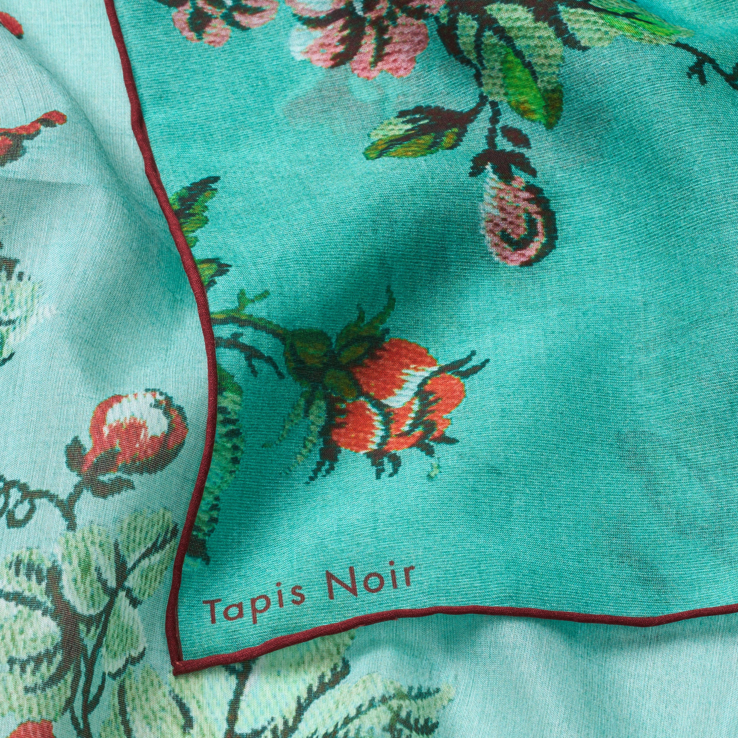 Tapis Noir Let Erica Tørklæde Light (85x85cm) Grøn