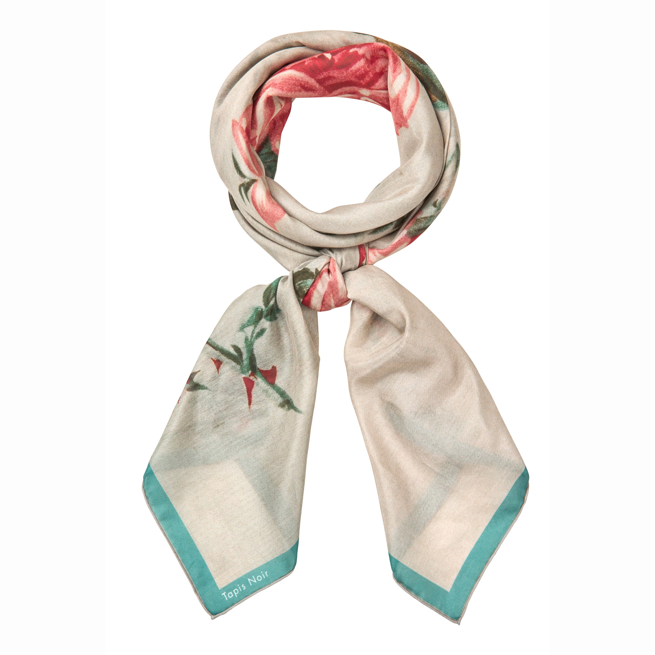 Tapis Noir Stort Let Essie Tørklæde Light Large (120x120cm) Hvid