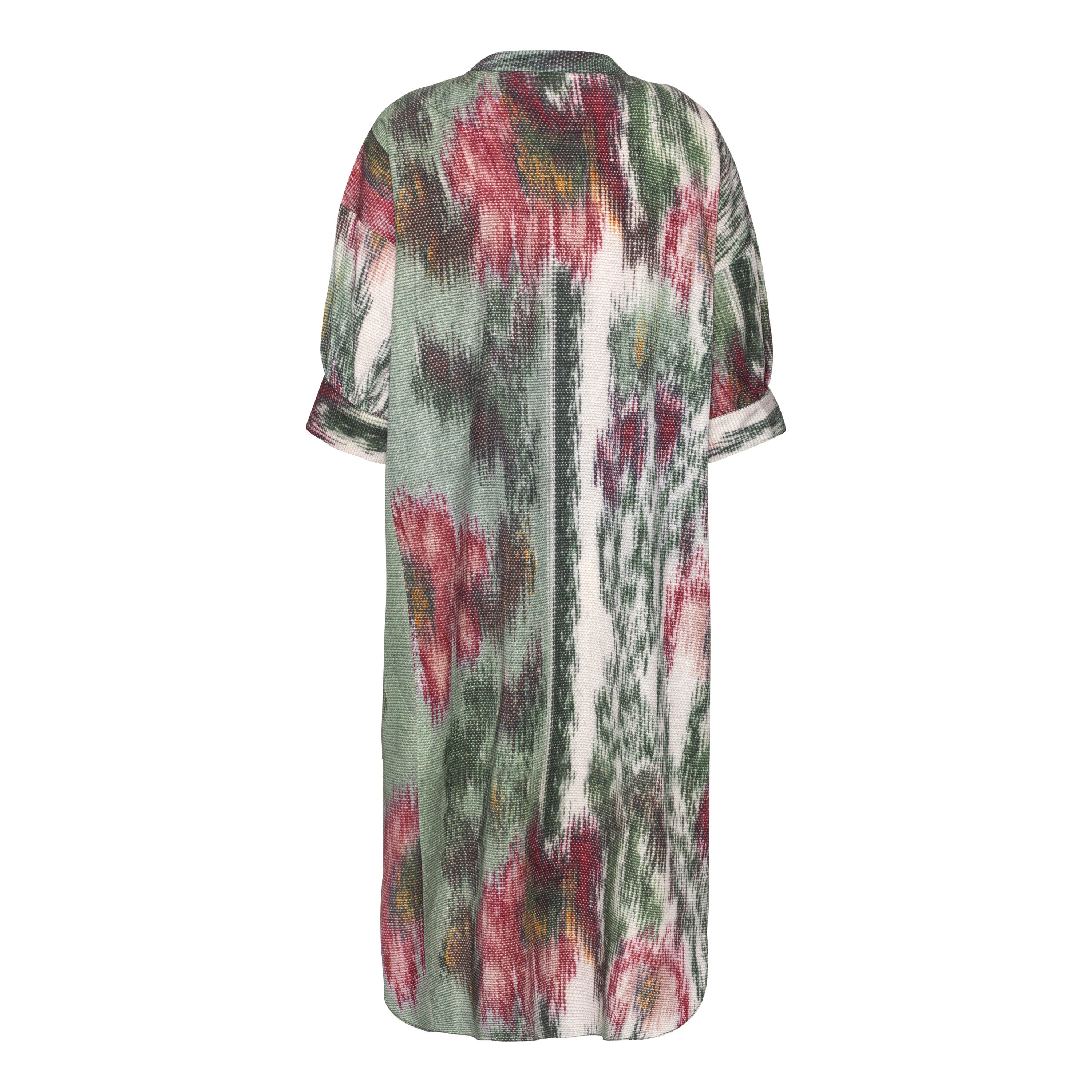 Tapis Noir Anna Kortærmet Tunika Dress Grøn