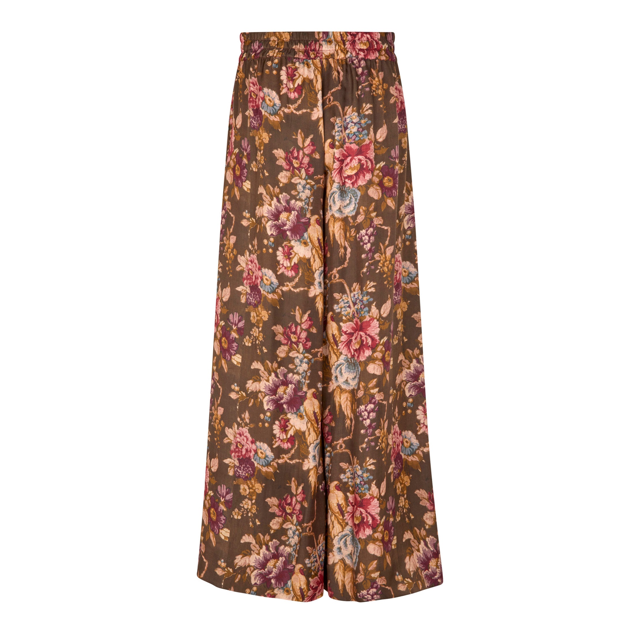 Tapis Noir Cara Palazzo Silkebukser - Mørk oliven Pants Dark olive