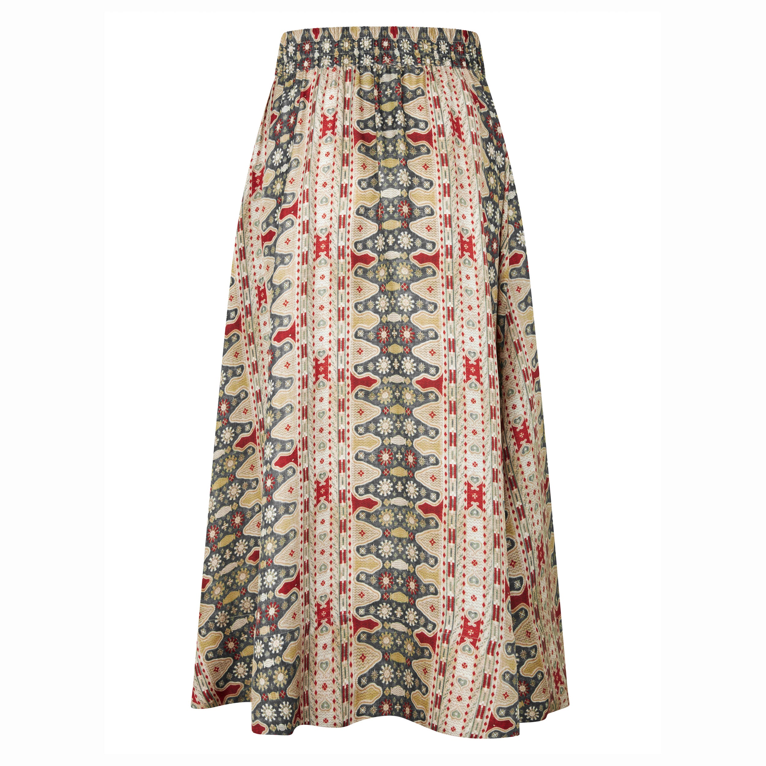 Tapis Noir Caroline Silkenederdel - Tyrkis Skirt Grøn