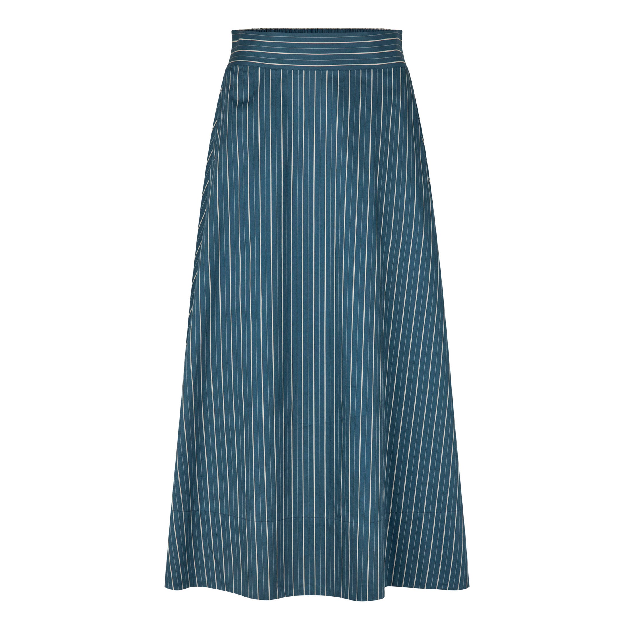 Tapis Noir Cate Bomuld Nederdel - Blå stribe Skirt Rød