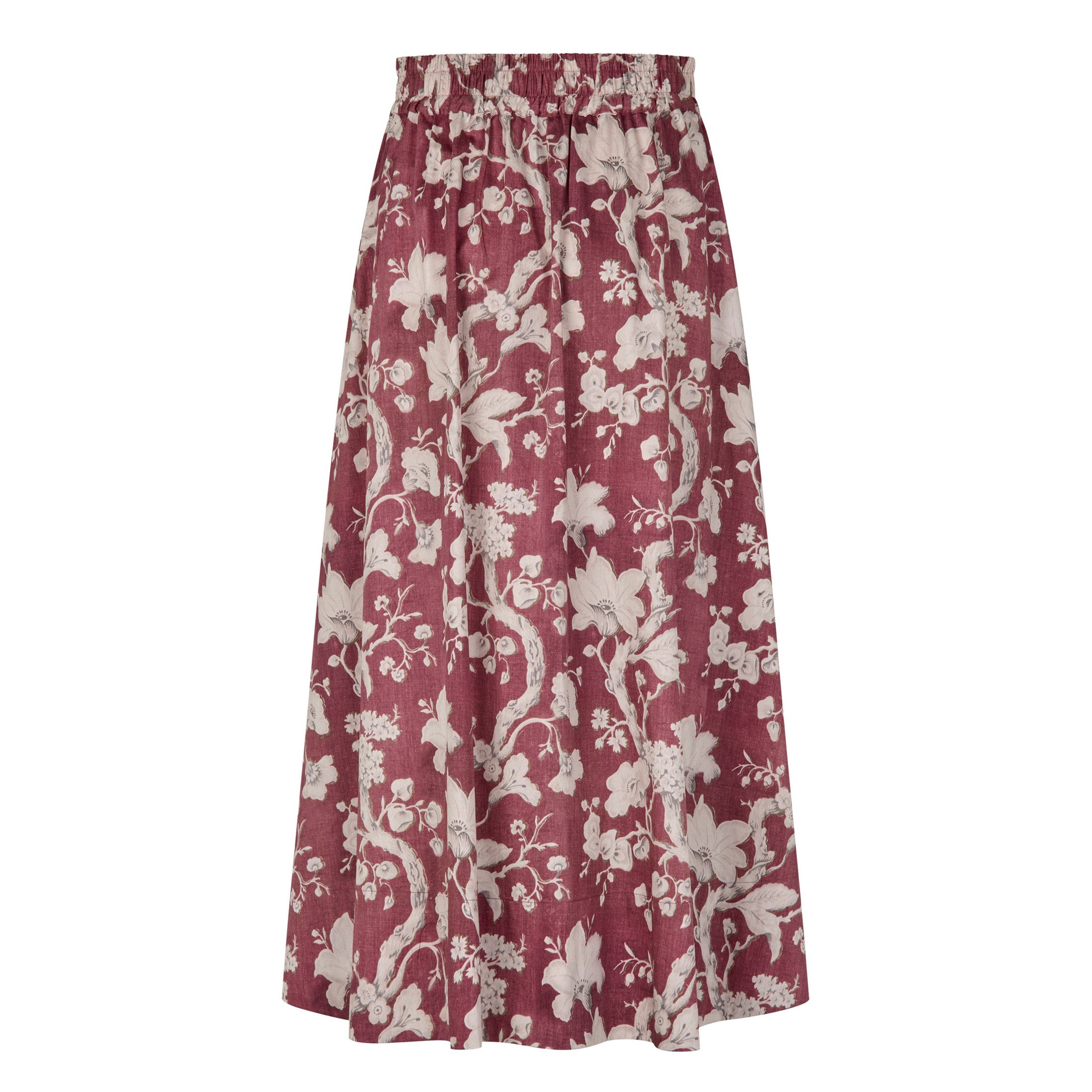 Tapis Noir Cate Bomuld Nederdel - Mørk rød Skirt Rød