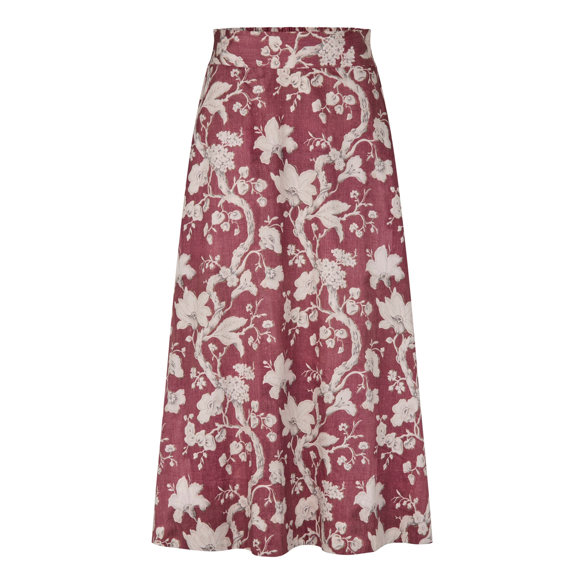 Tapis Noir Cate Bomuld Nederdel - Mørk rød Skirt Rød