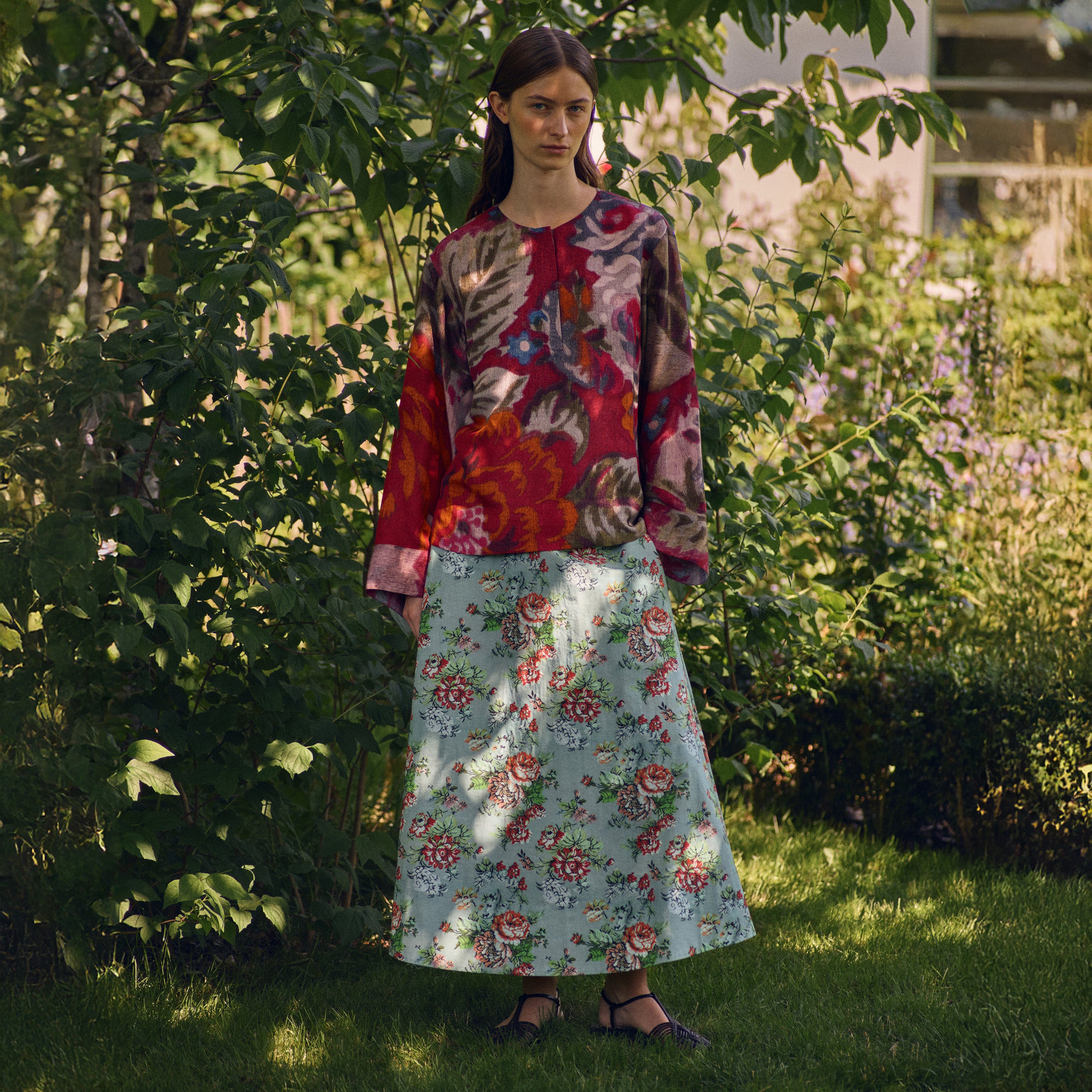 Tapis Noir Cate Bomuld Nederdel - Grøn Skirt Grøn