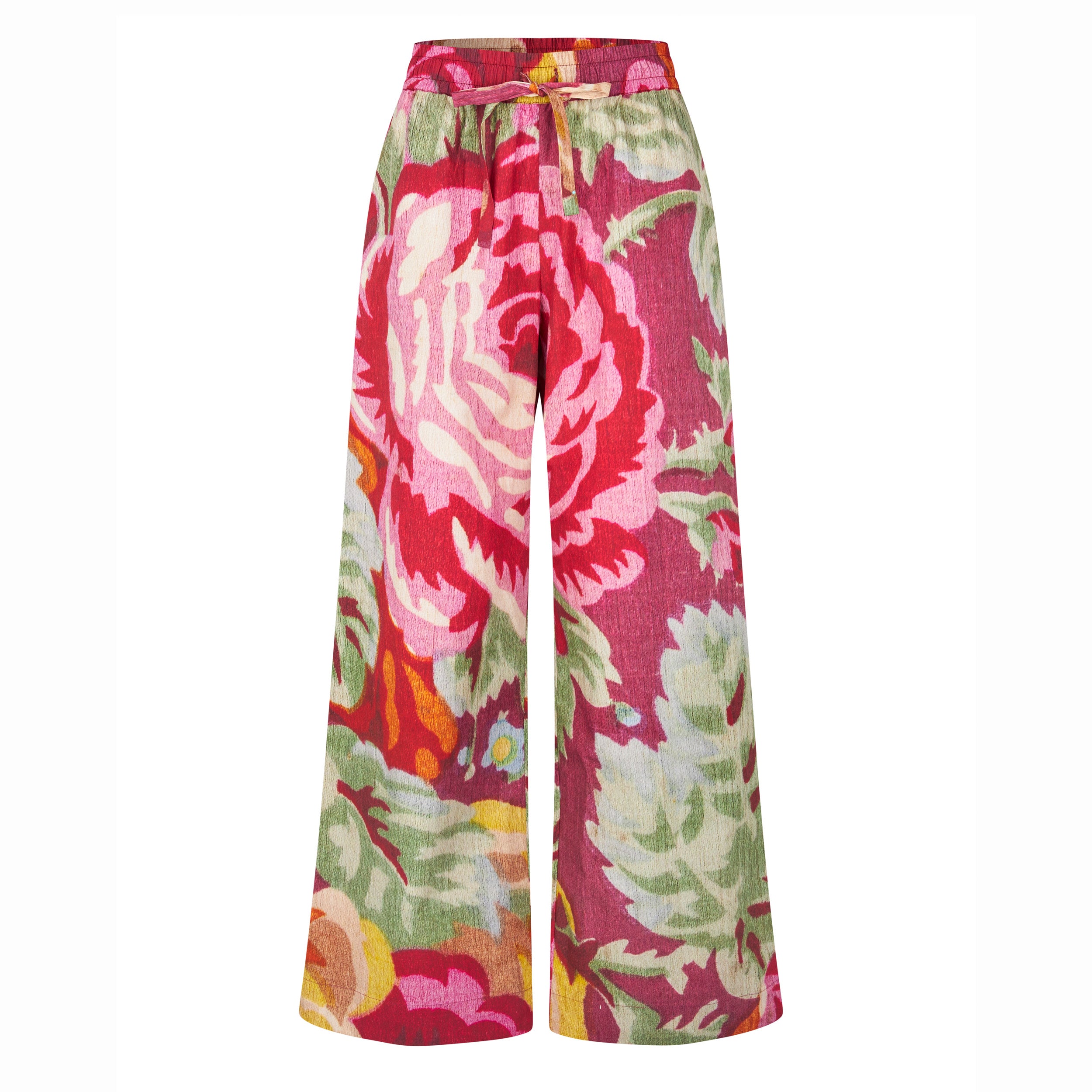 Tapis Noir Catrin Bomuld Bukser - Lilla Pants Purple