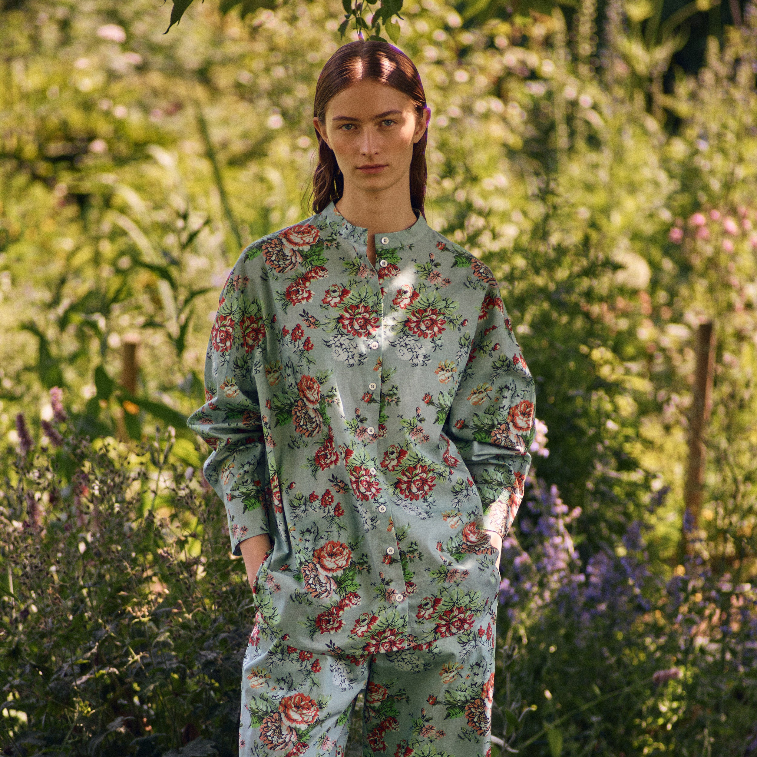 Tapis Noir Celina Bomuld Skjorte - Grøn Shirt Grøn