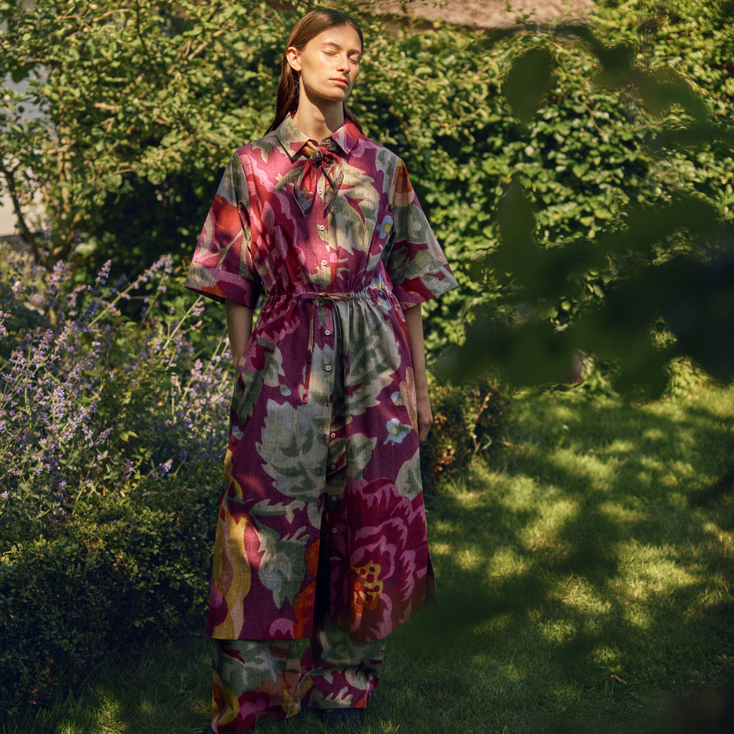 Tapis Noir Eloise Bomuld Kjole - Lilla Dress Purple