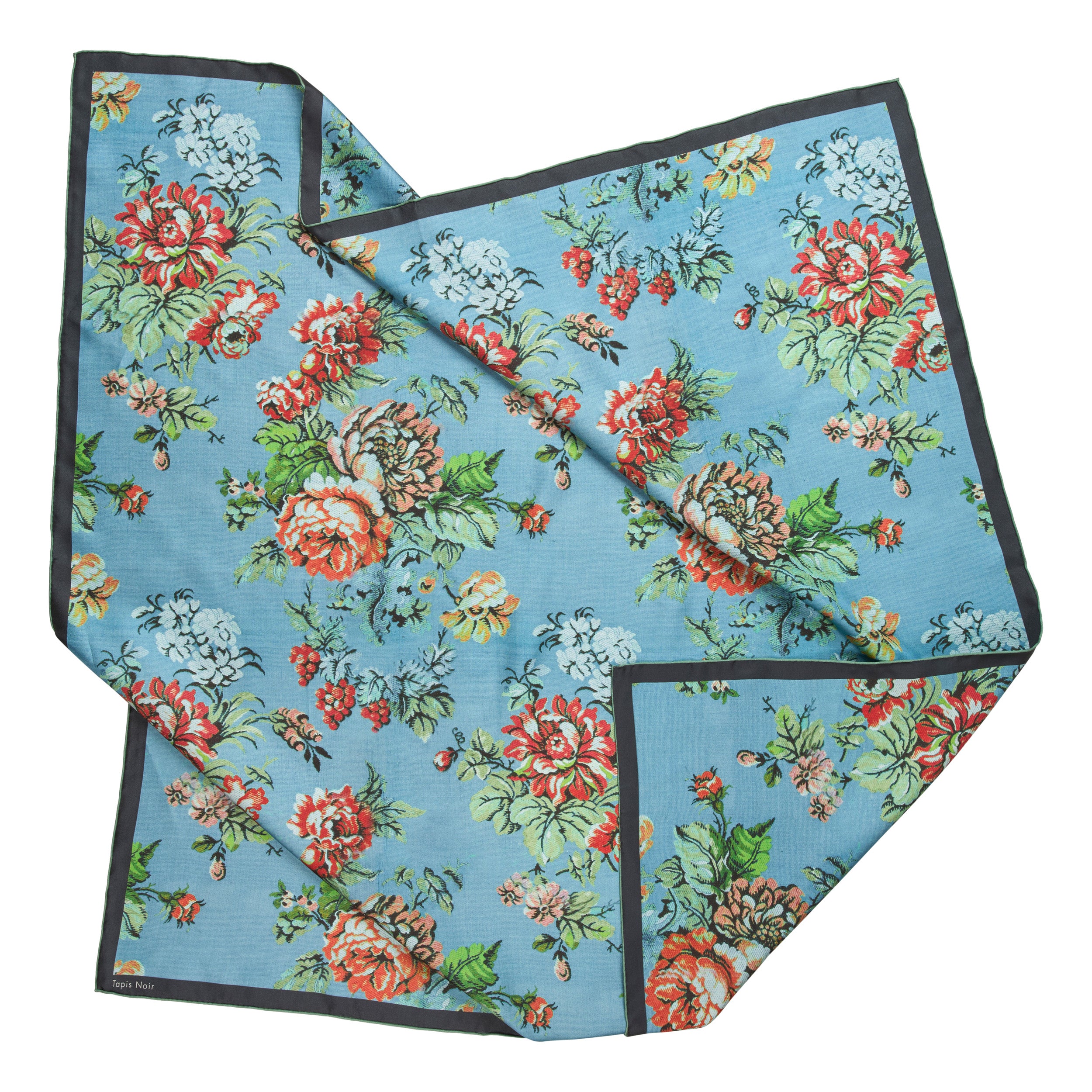 Tapis Noir Klassisk Elisabeth Tørklæde Classical Mørkeblå