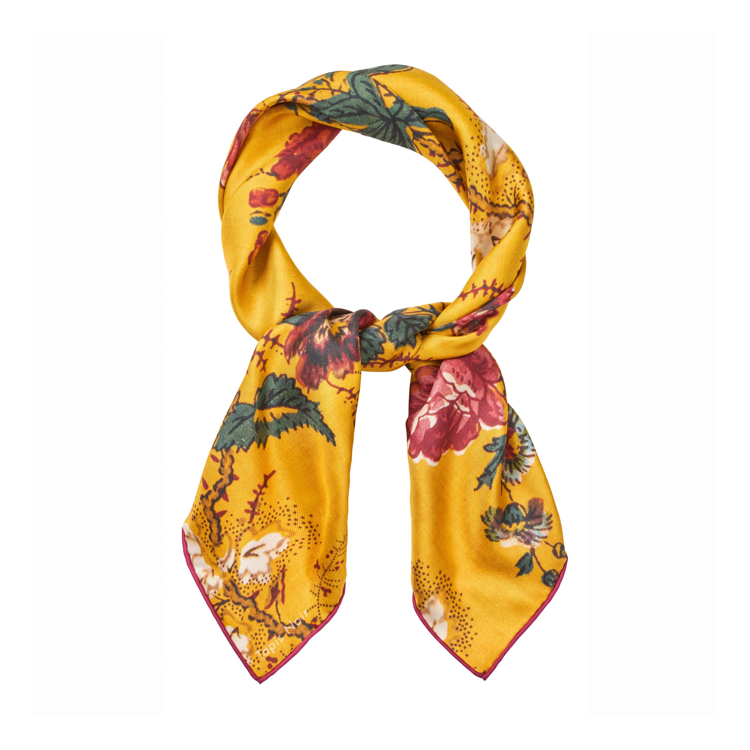 Tapis Noir Klassisk Lille Elena Tørklæde Classical Small Gul