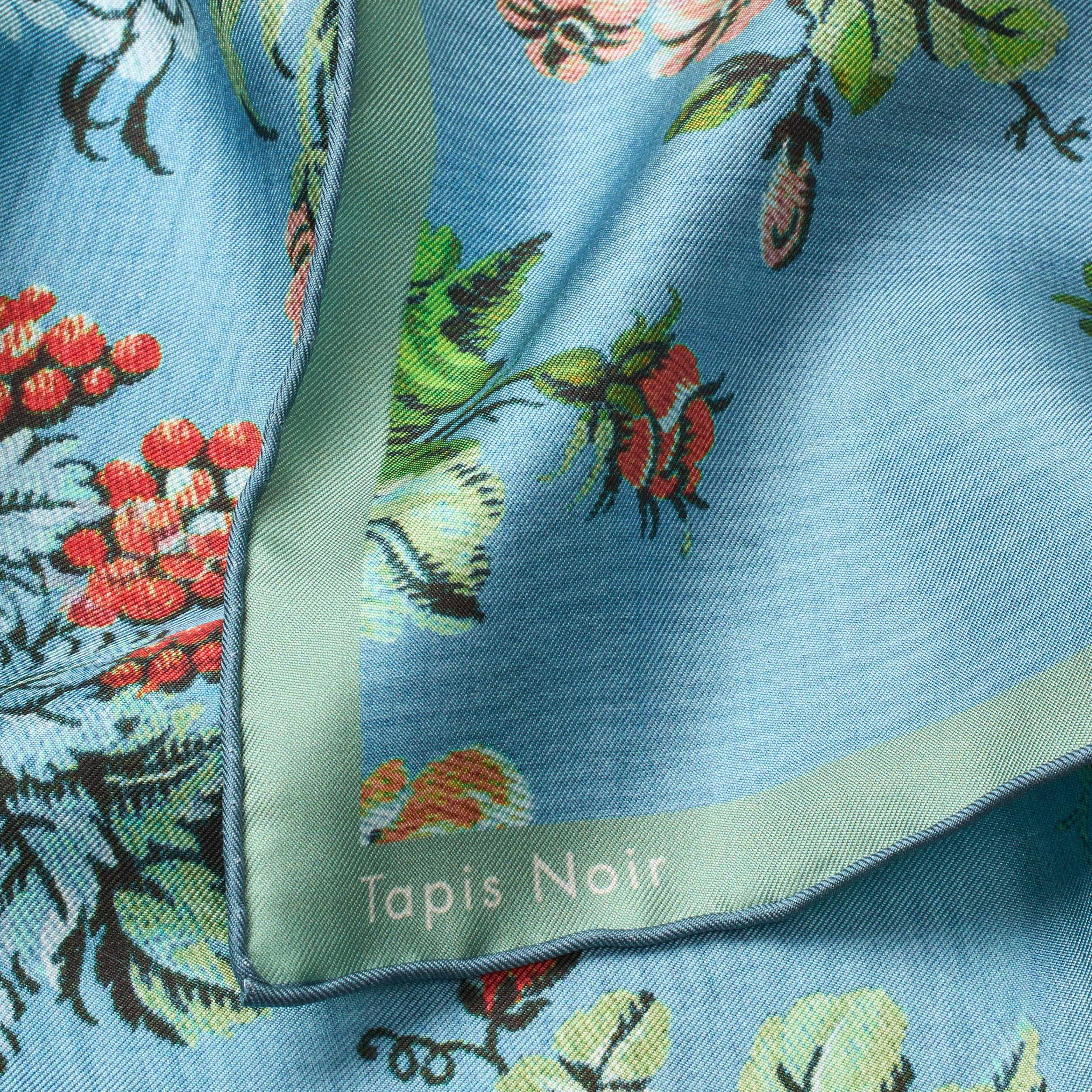 Tapis Noir Klassisk Lille Elisabeth Tørklæde Classical Small Mørkeblå